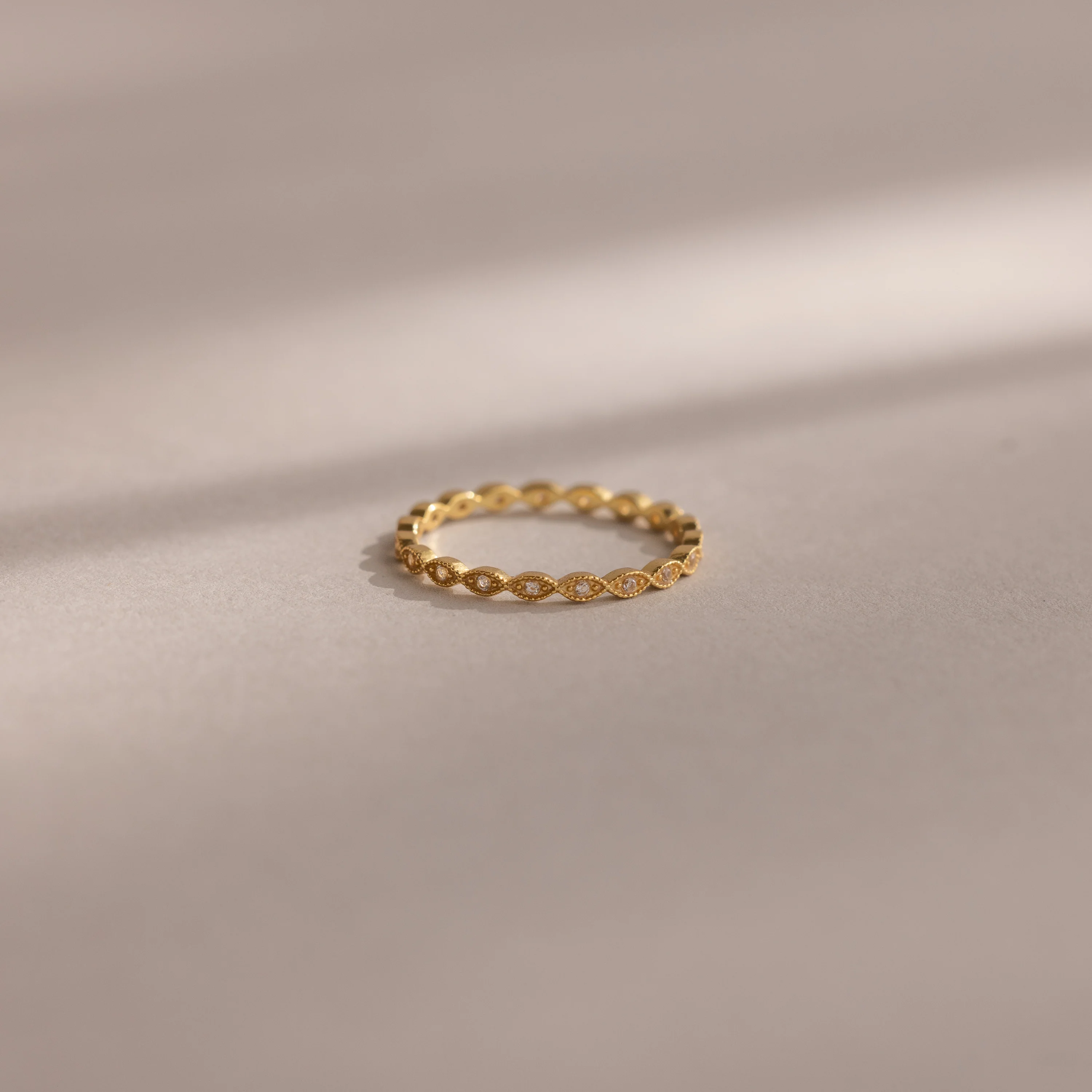Dainty Marquise Birthstone Ring - Image 4