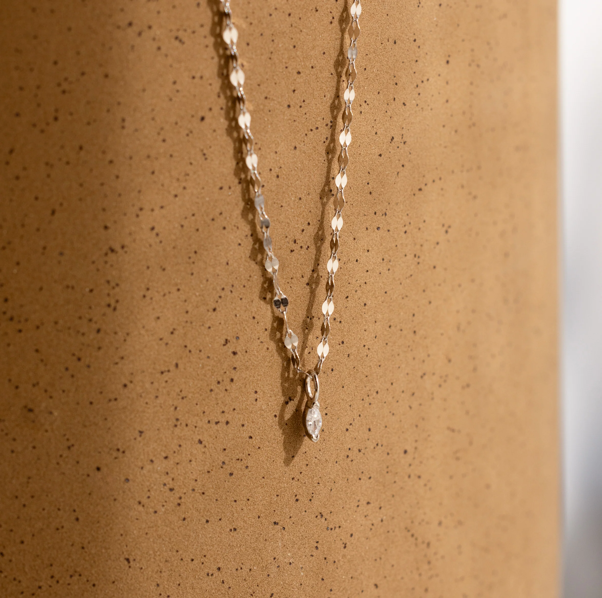 Dainty Marquise Pendant Necklace - Image 5