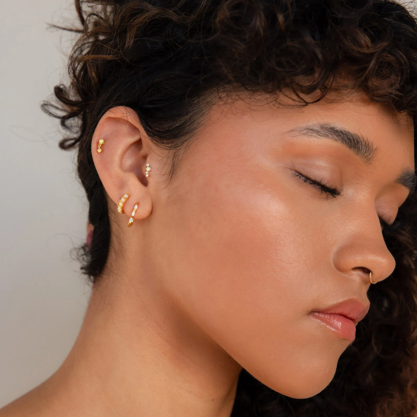 Dainty Opal Earrings - Image 6