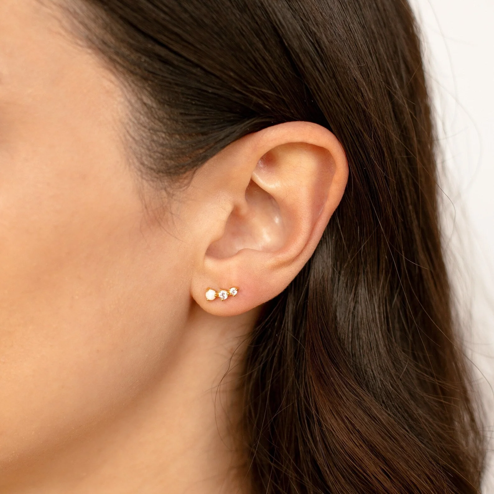 Dainty Opal Earrings Set - Image 6