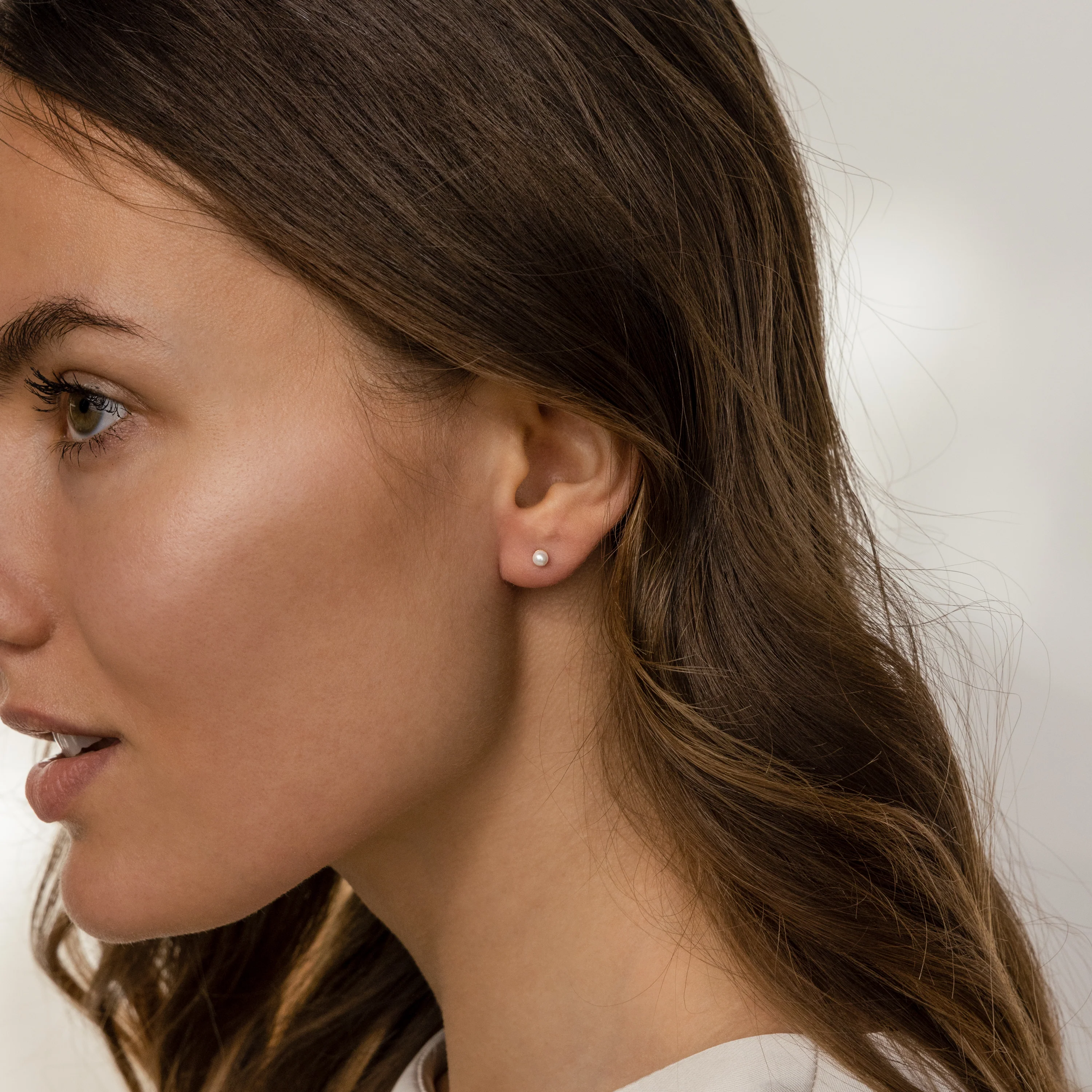 Dainty Pearl Studs - Image 8