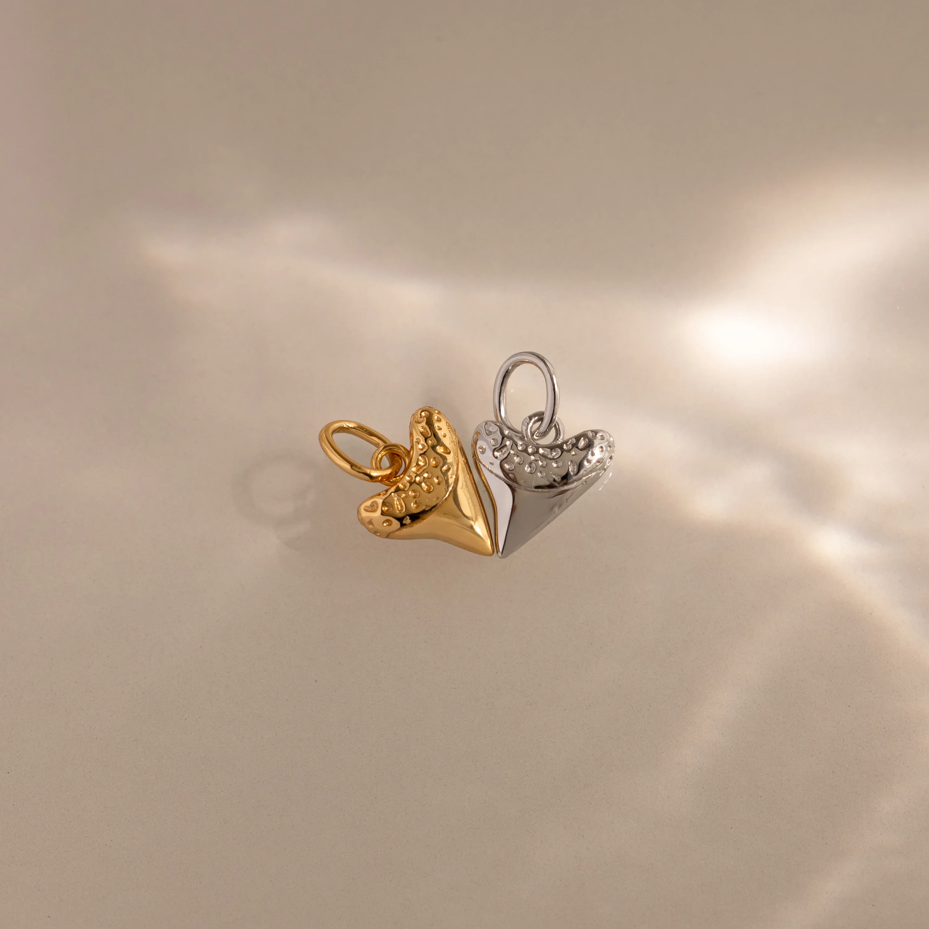 Dainty Shark Tooth Charm in Silver - Image 4