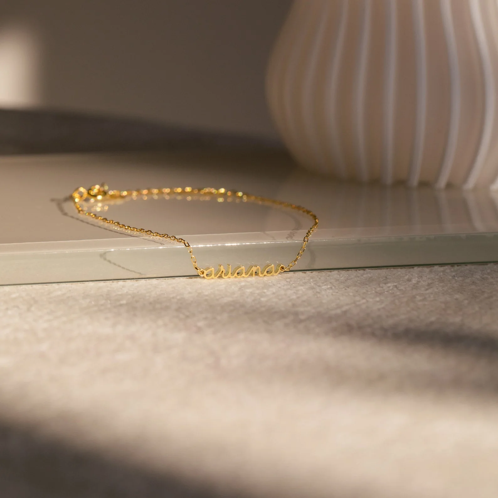 Dainty Tiny Name Bracelet - Image 2