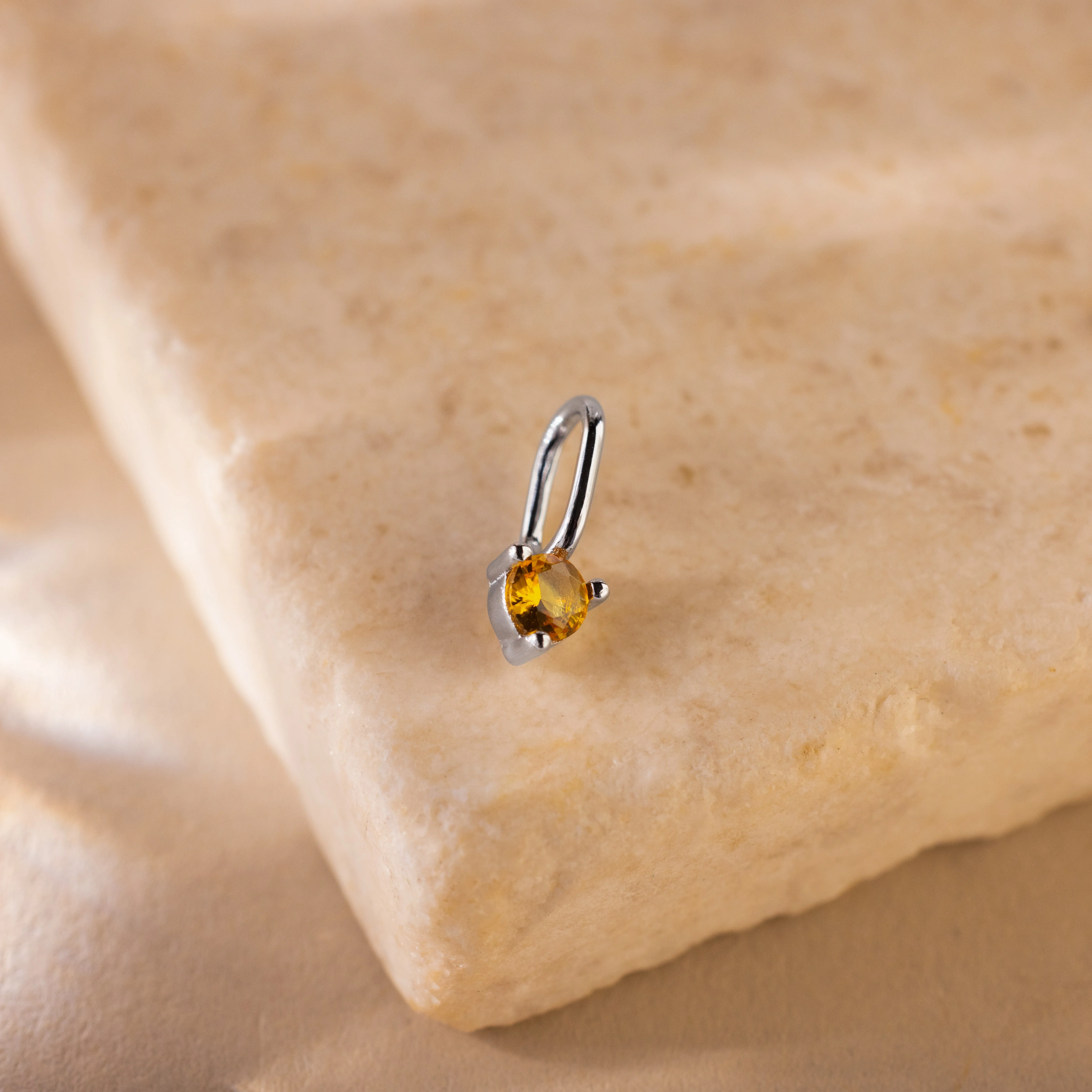 Dainty Topaz Charm