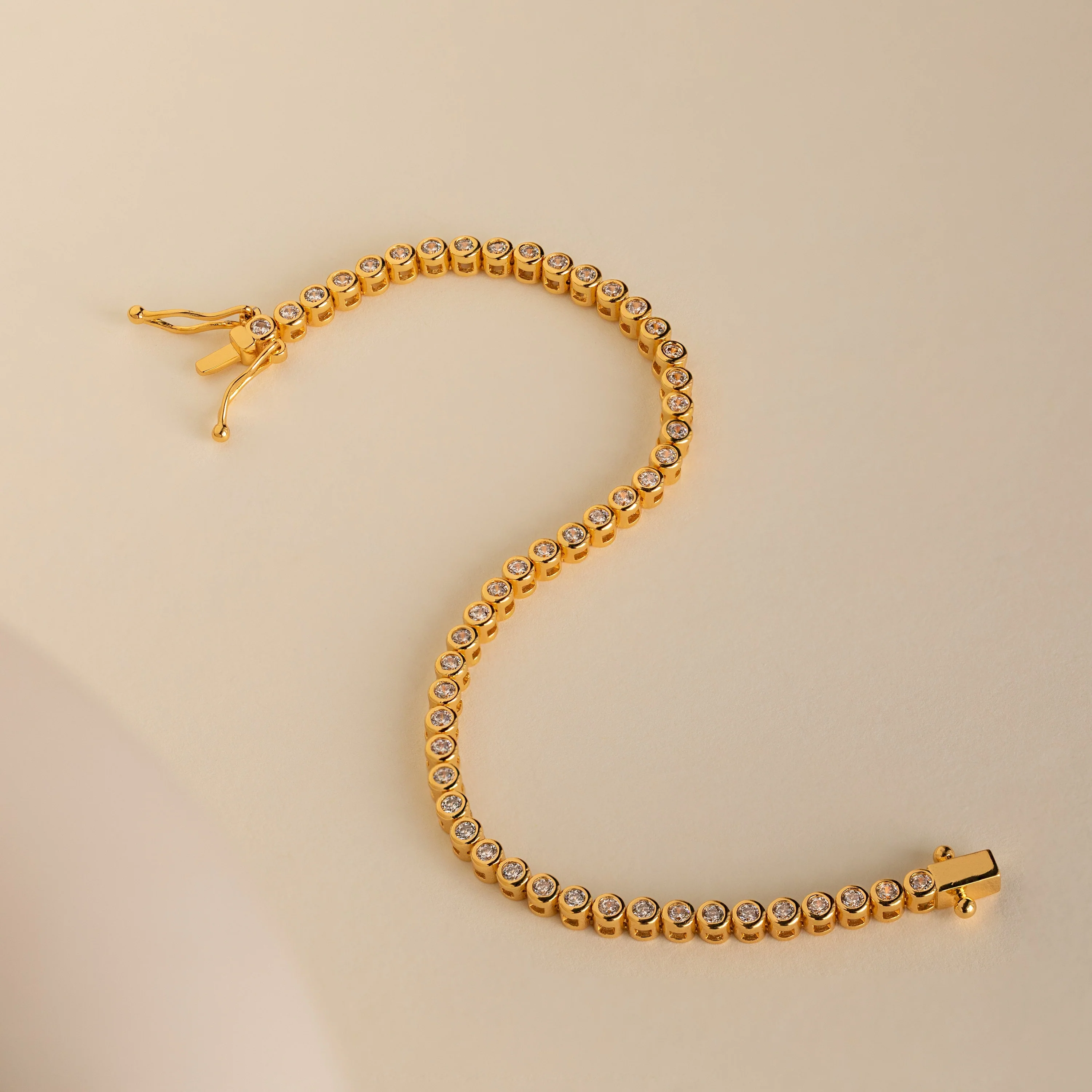 Diamond Bezel Tennis Bracelet - Image 2