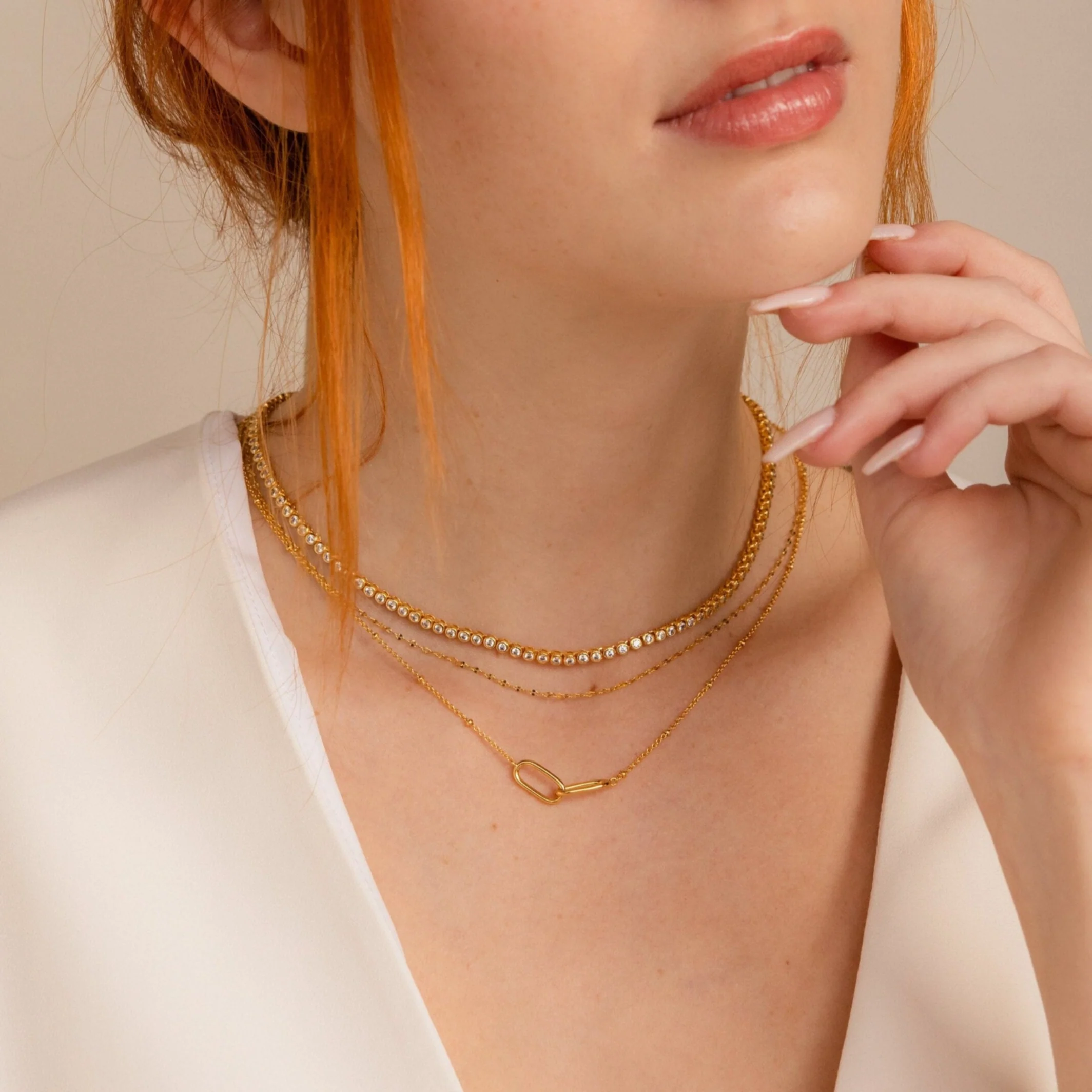 Diamond Bezel Tennis Necklace - Image 8
