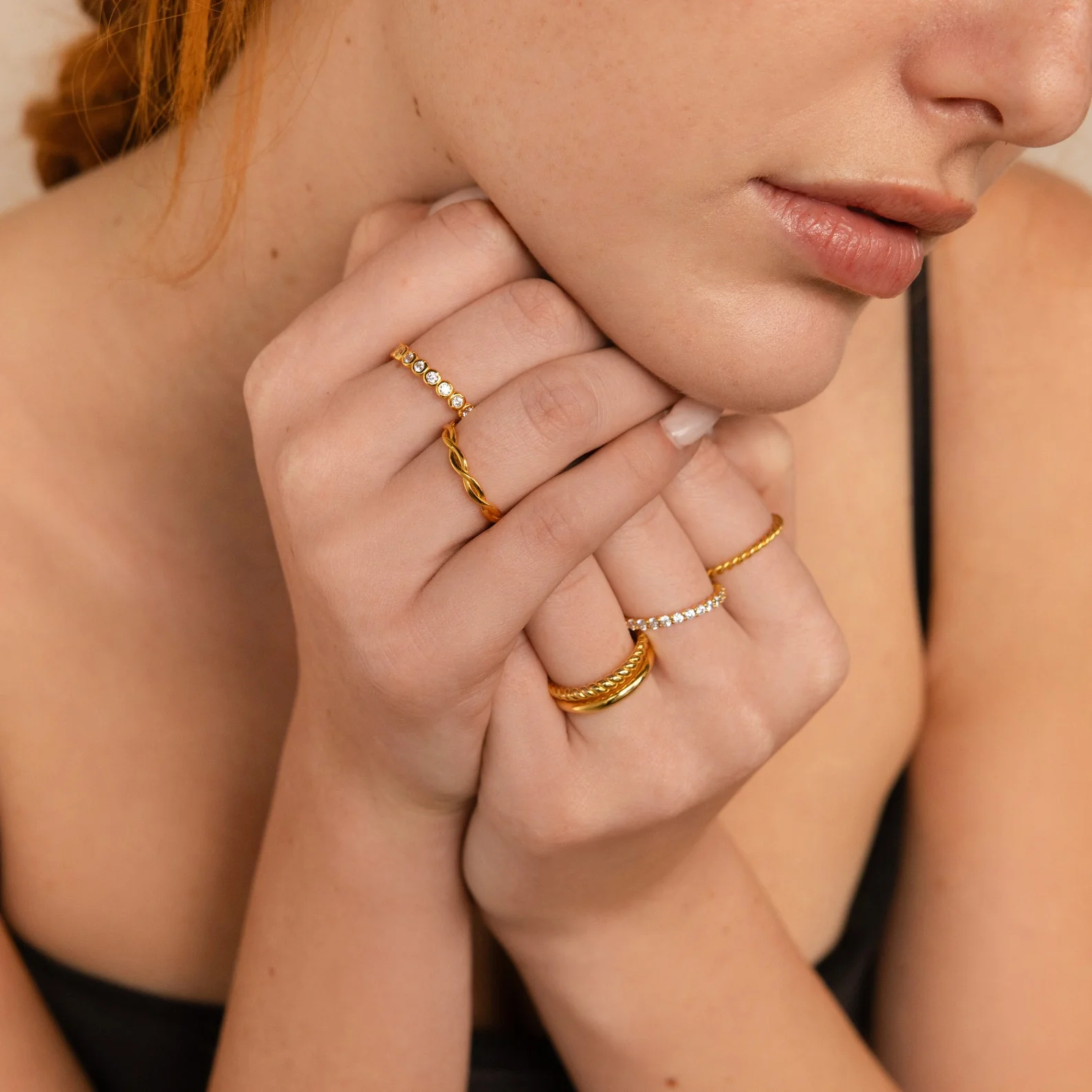 Diamond Bezel Tennis Ring - Image 6