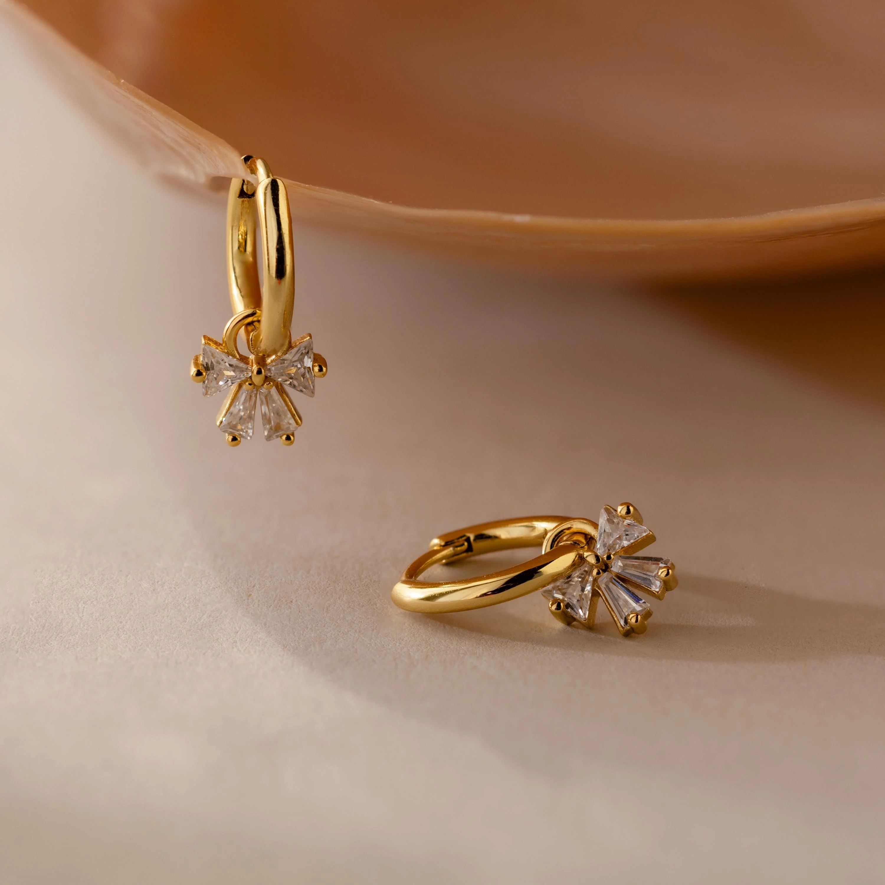 Diamond Bow Hoops - Image 7