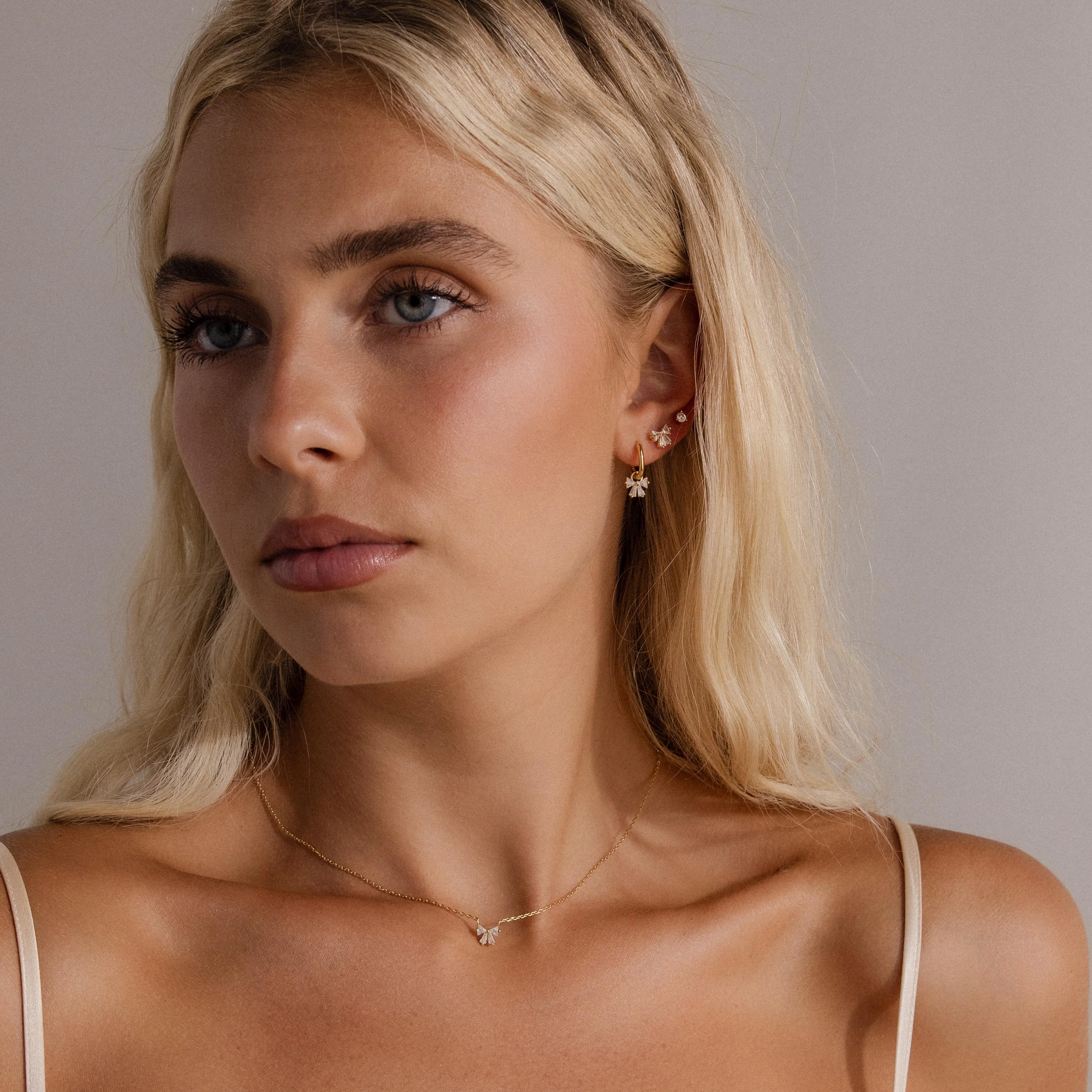 Diamond Bow Studs - Image 6