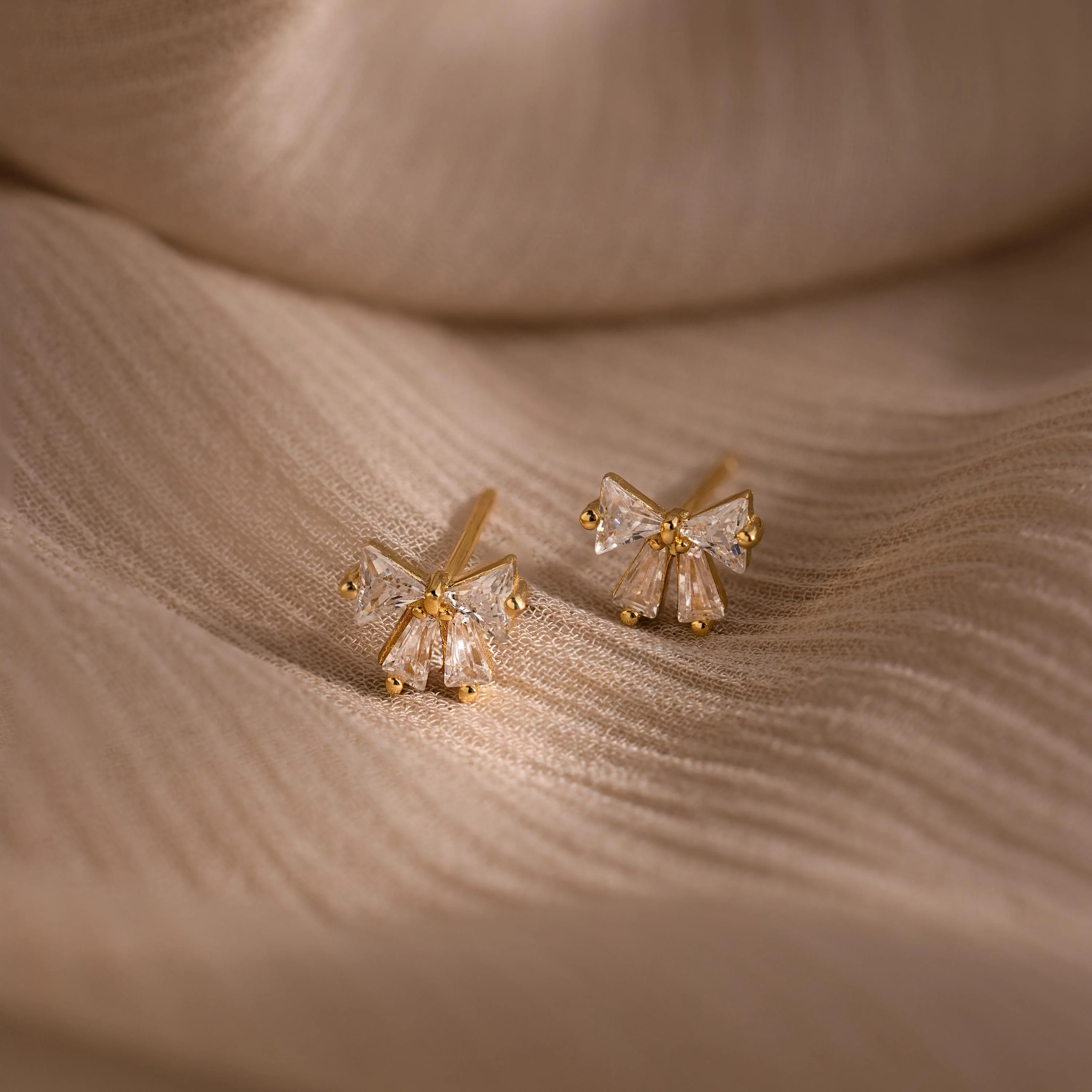 Diamond Bow Studs - Image 7