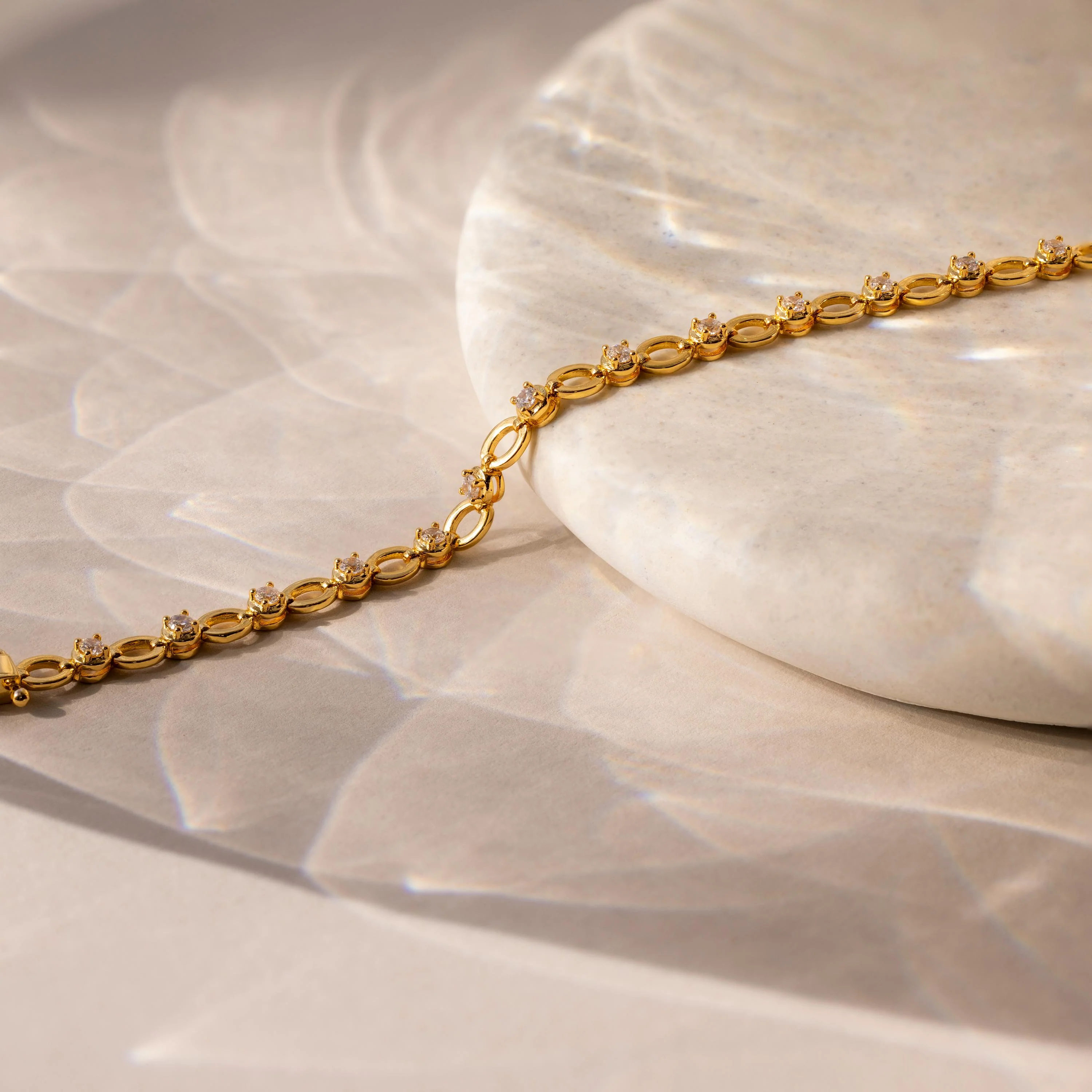 Diamond Chain Tennis Bracelet - Image 7