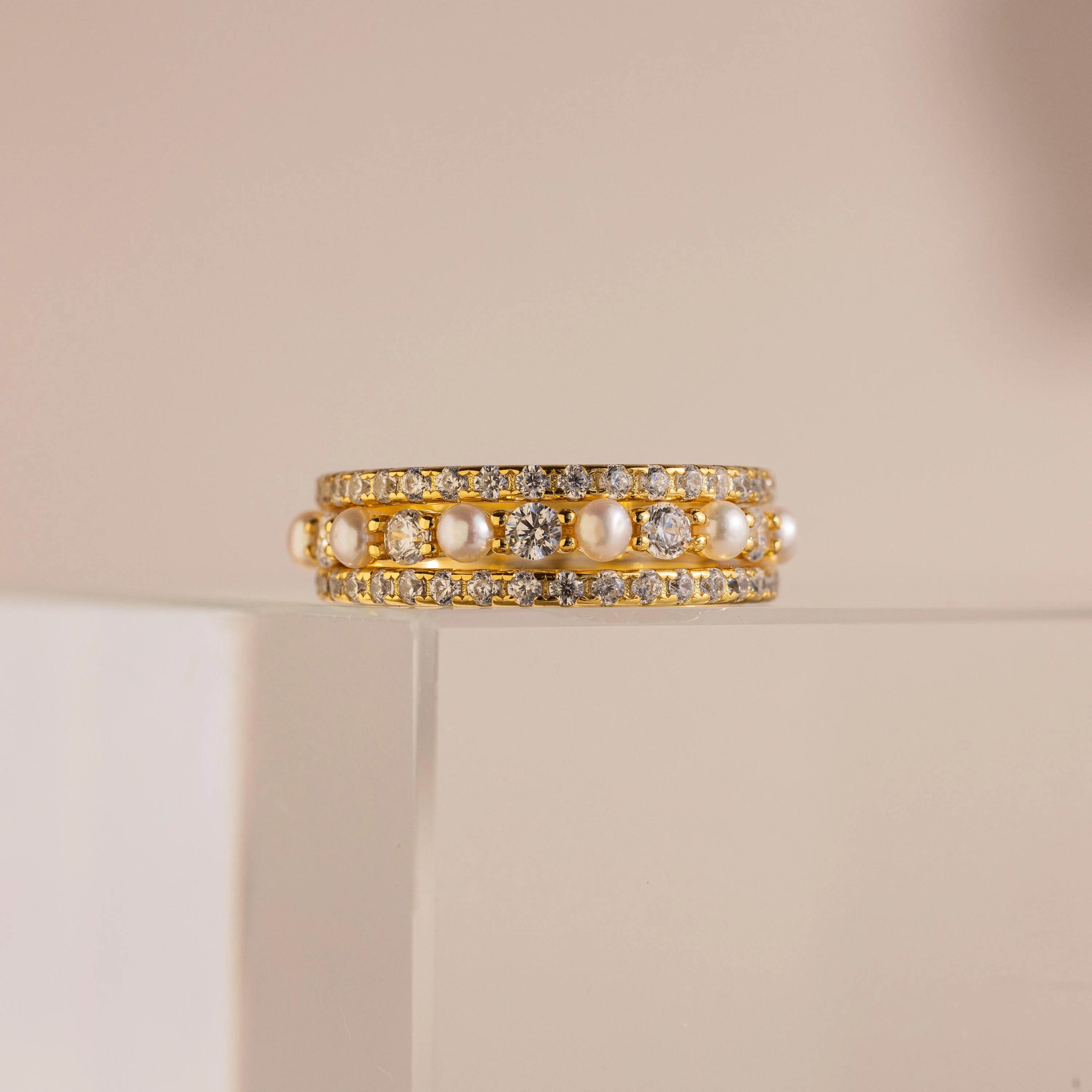Diamond Eternity Ring Set - Image 3