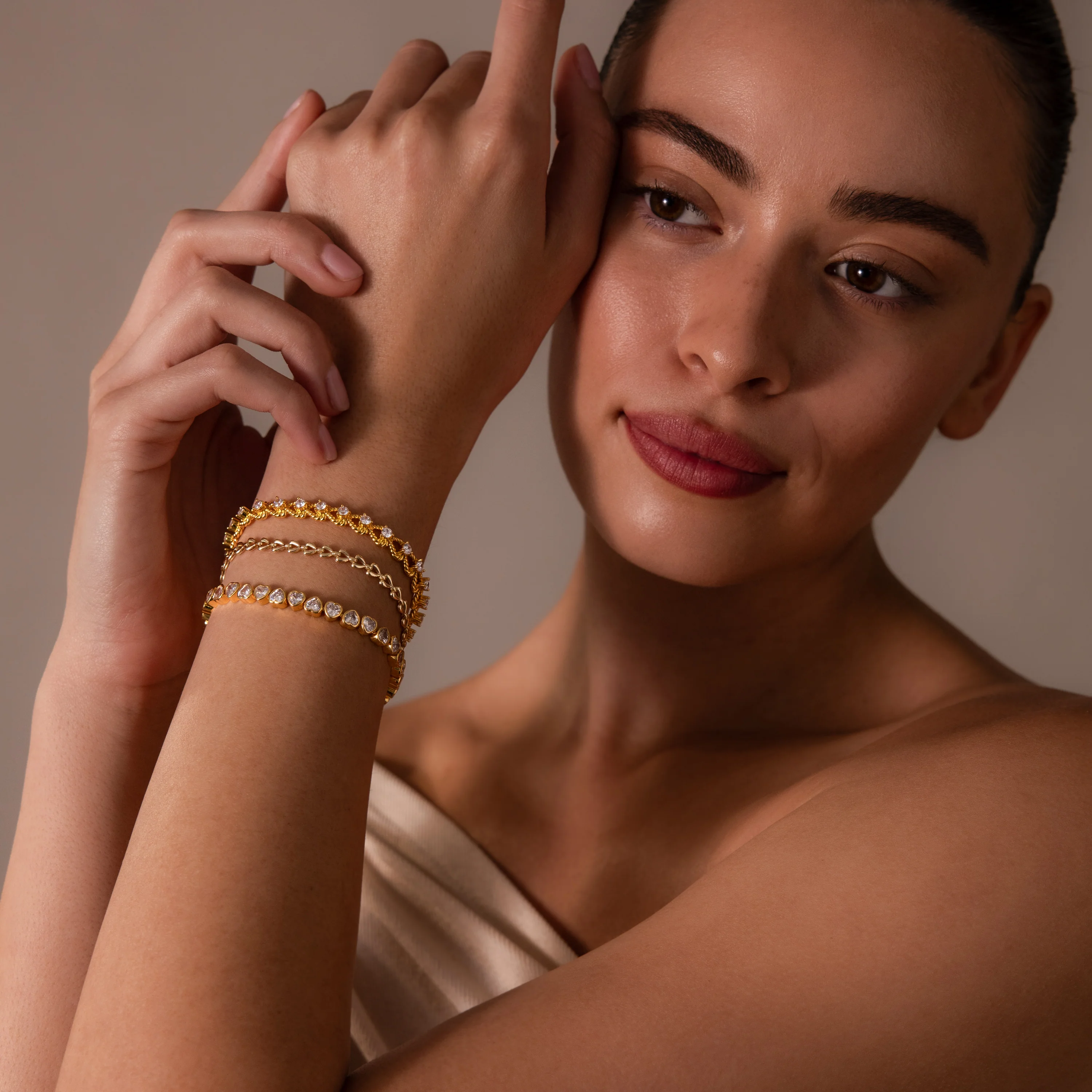 Diamond Heart Rope Bracelet - Image 5