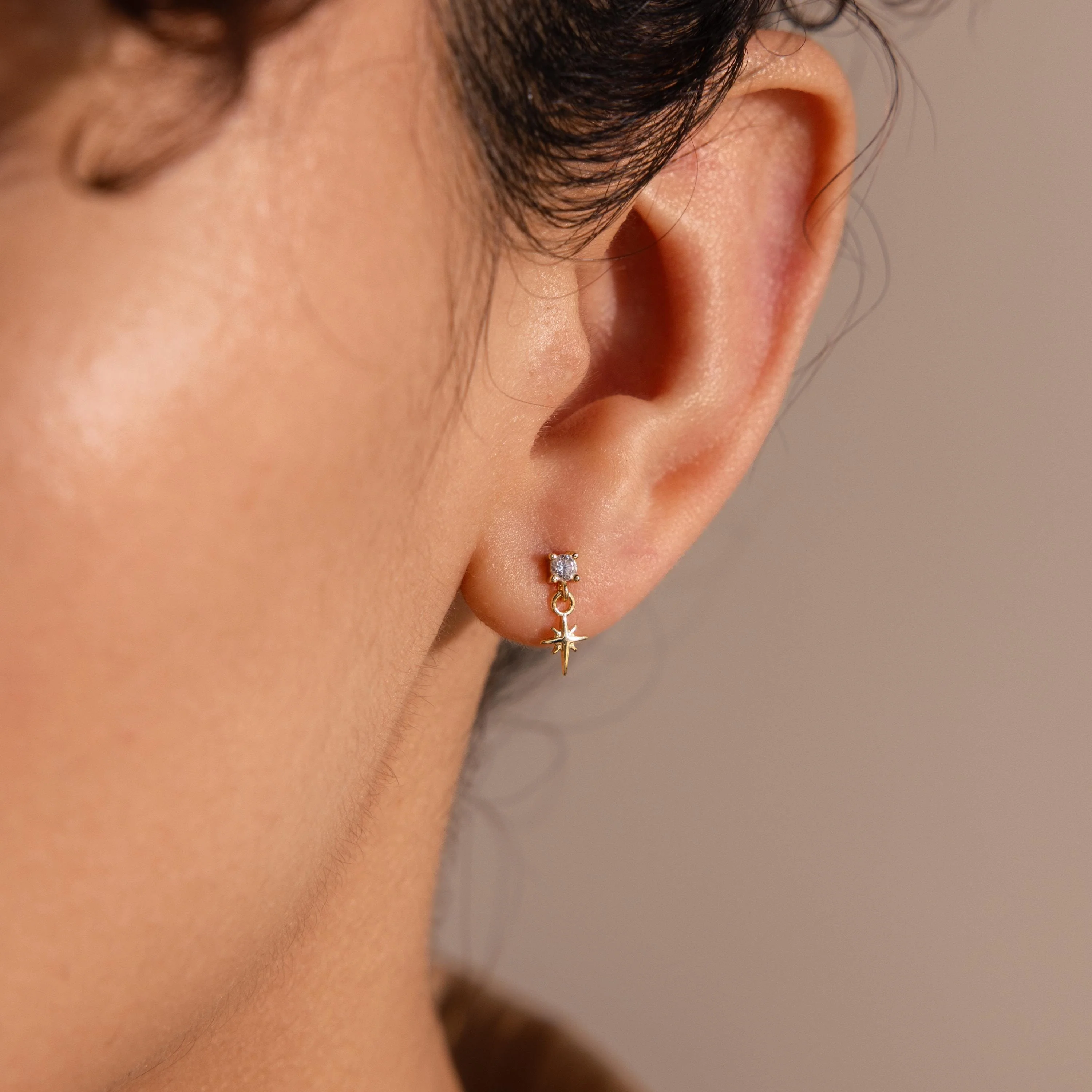 Diamond Star Flatback Studs - Image 2