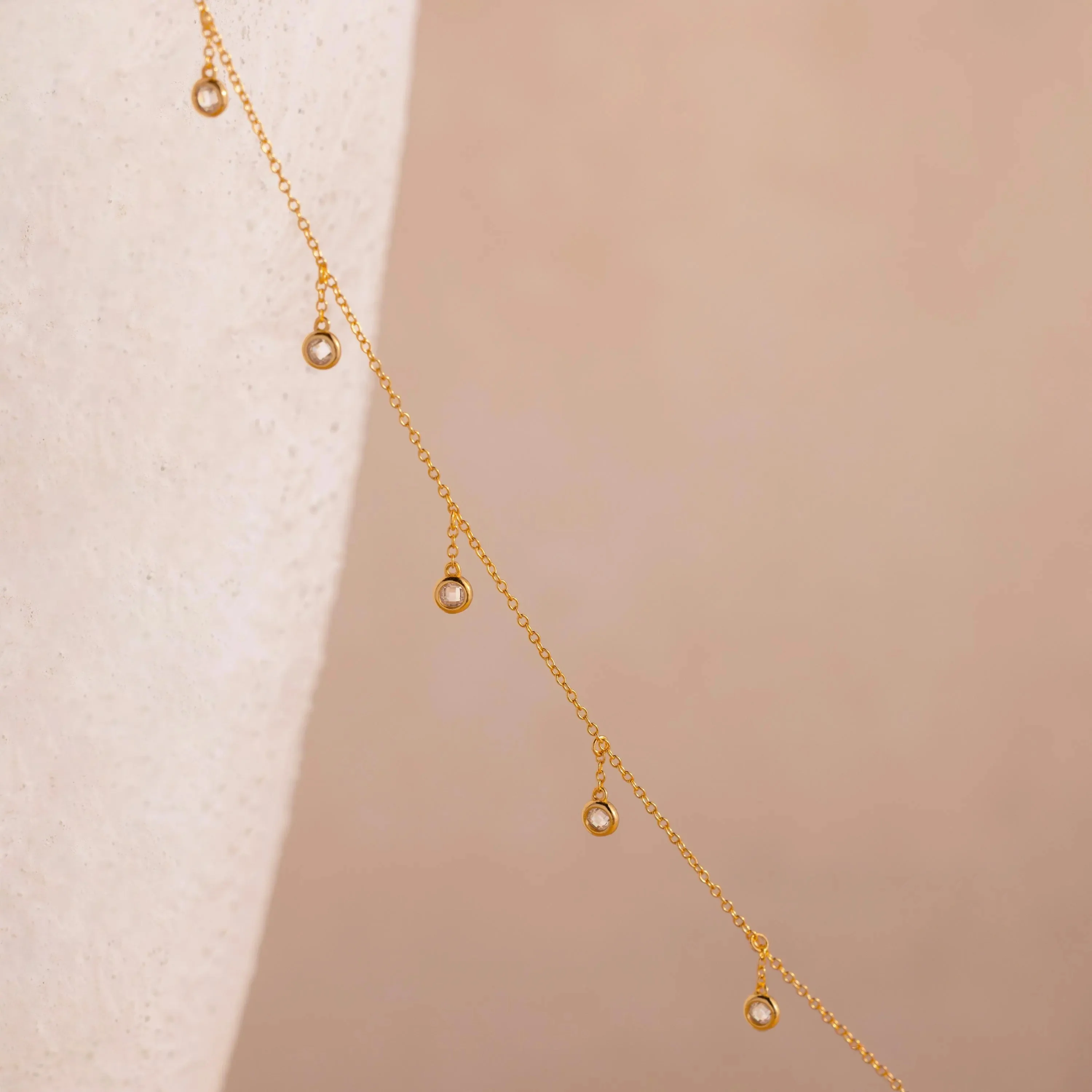 Diamond Station Body Chain in 18K Gold - Image 3