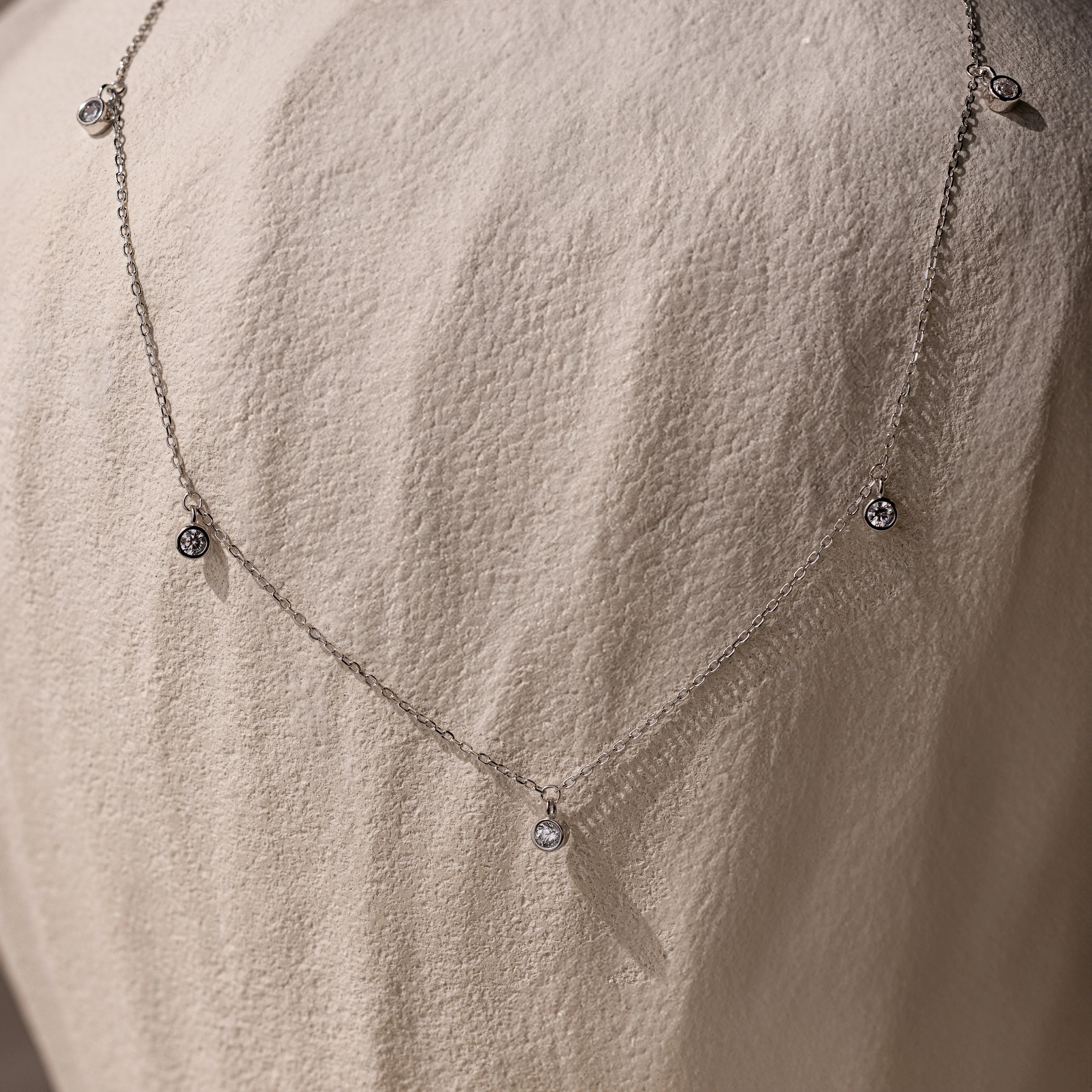 Diamond Station Necklace - Image 6