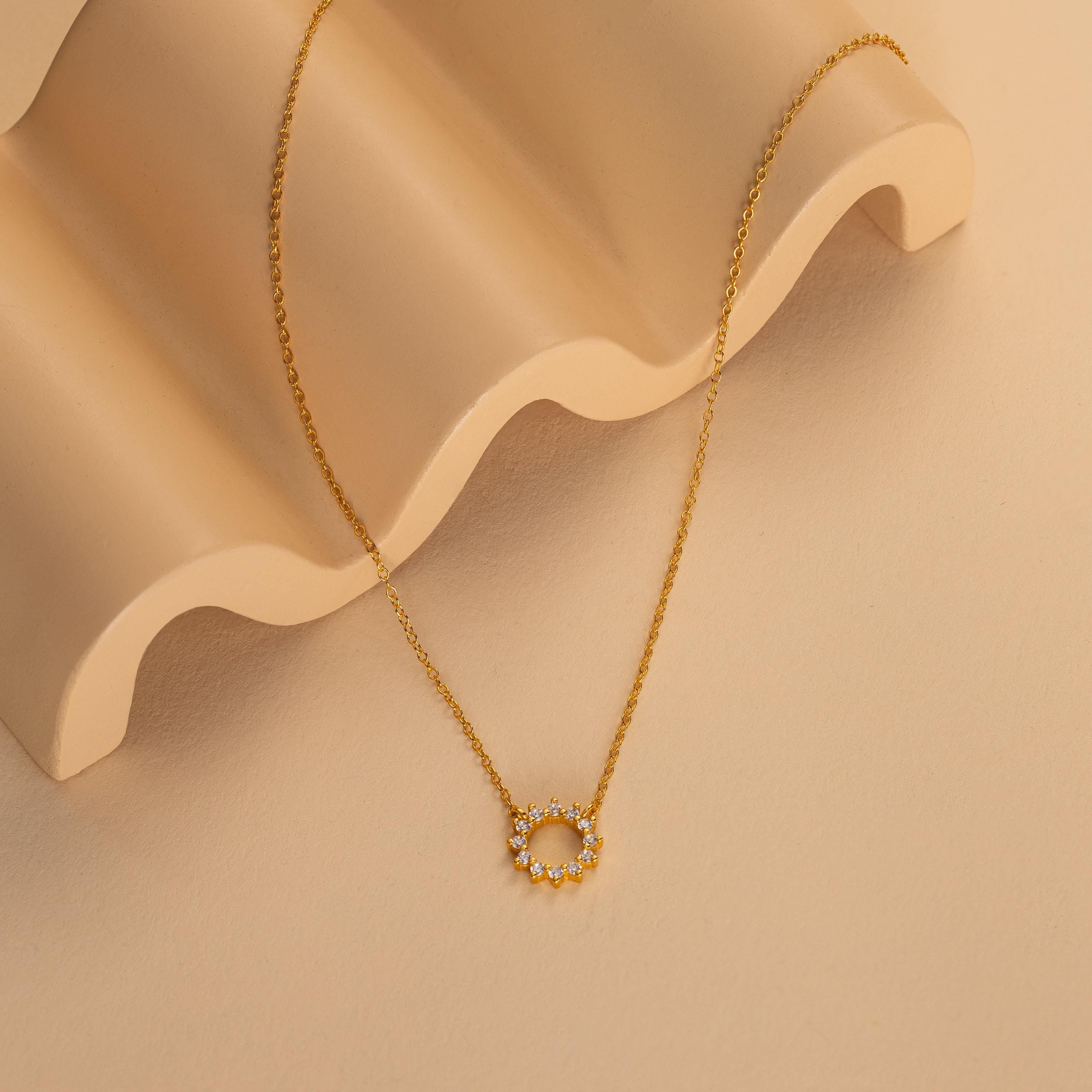 Diamond Sun Necklace - Image 5