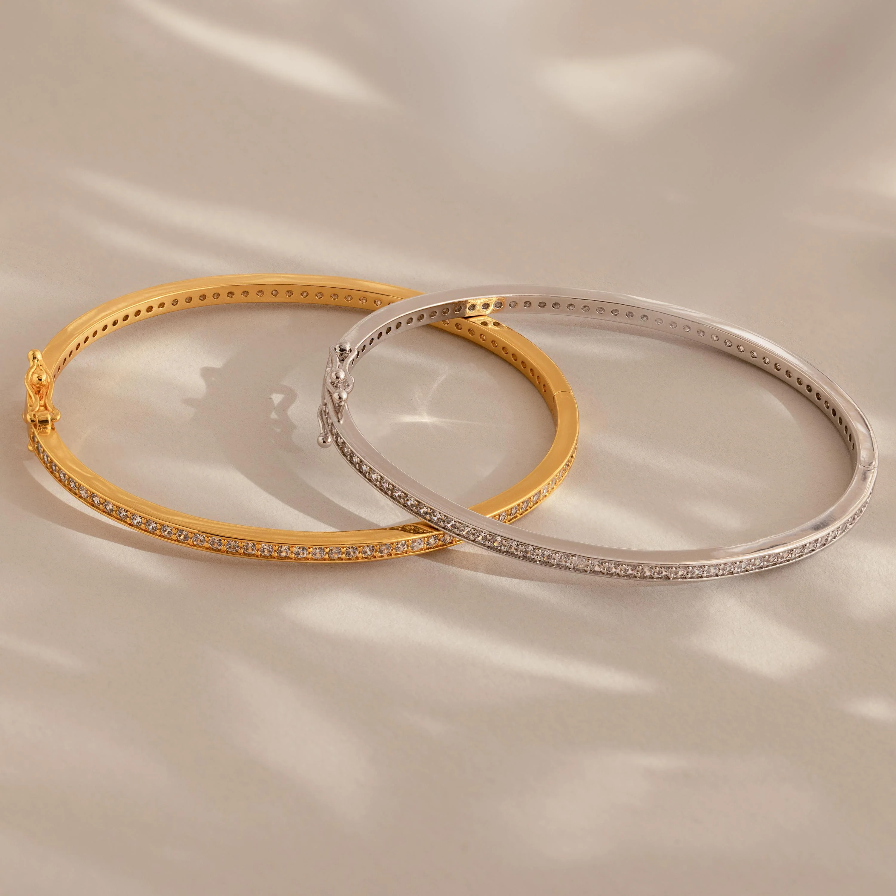 Diamond Tennis Bangle - Image 3