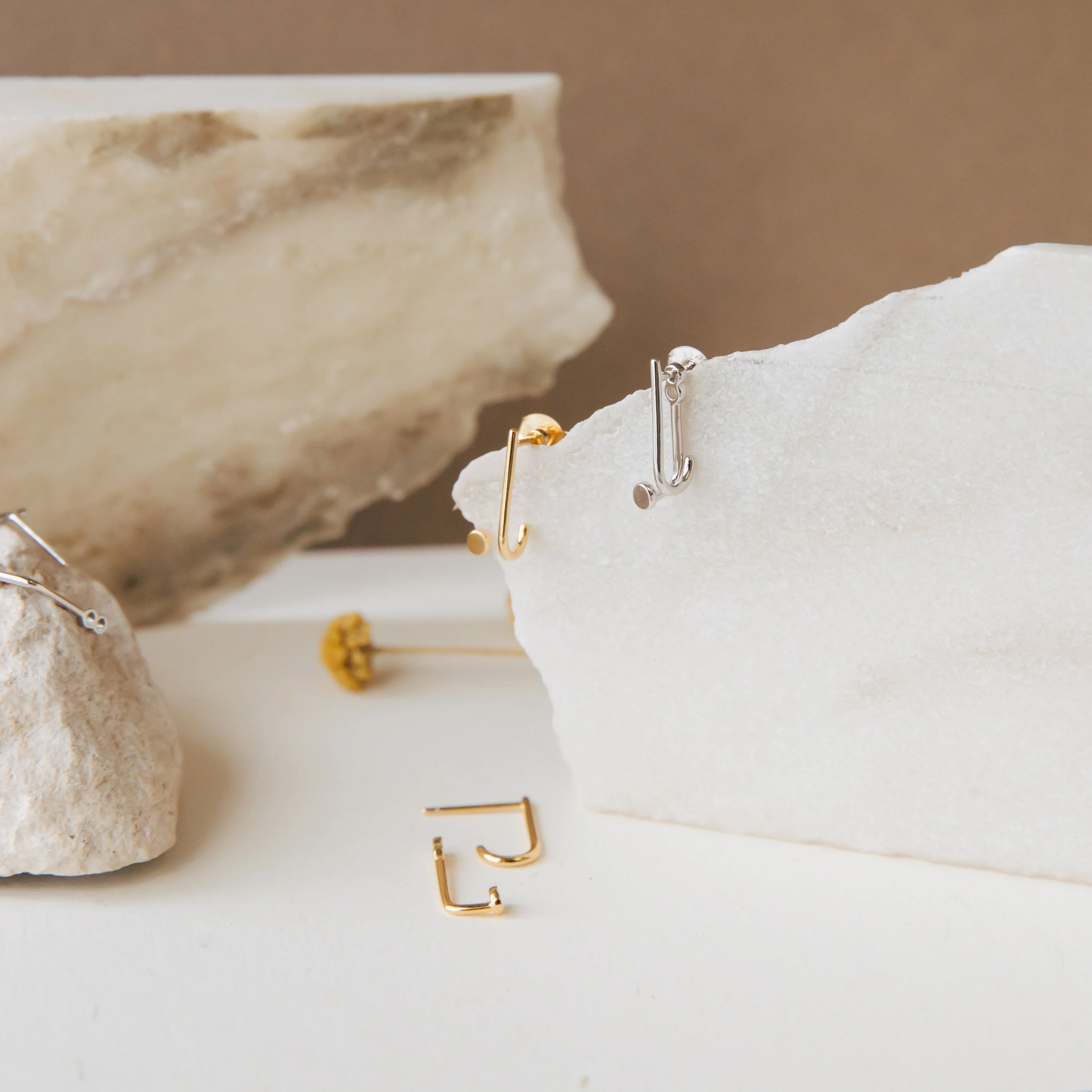 Dot Ear Jackets in 18K Gold - Image 4