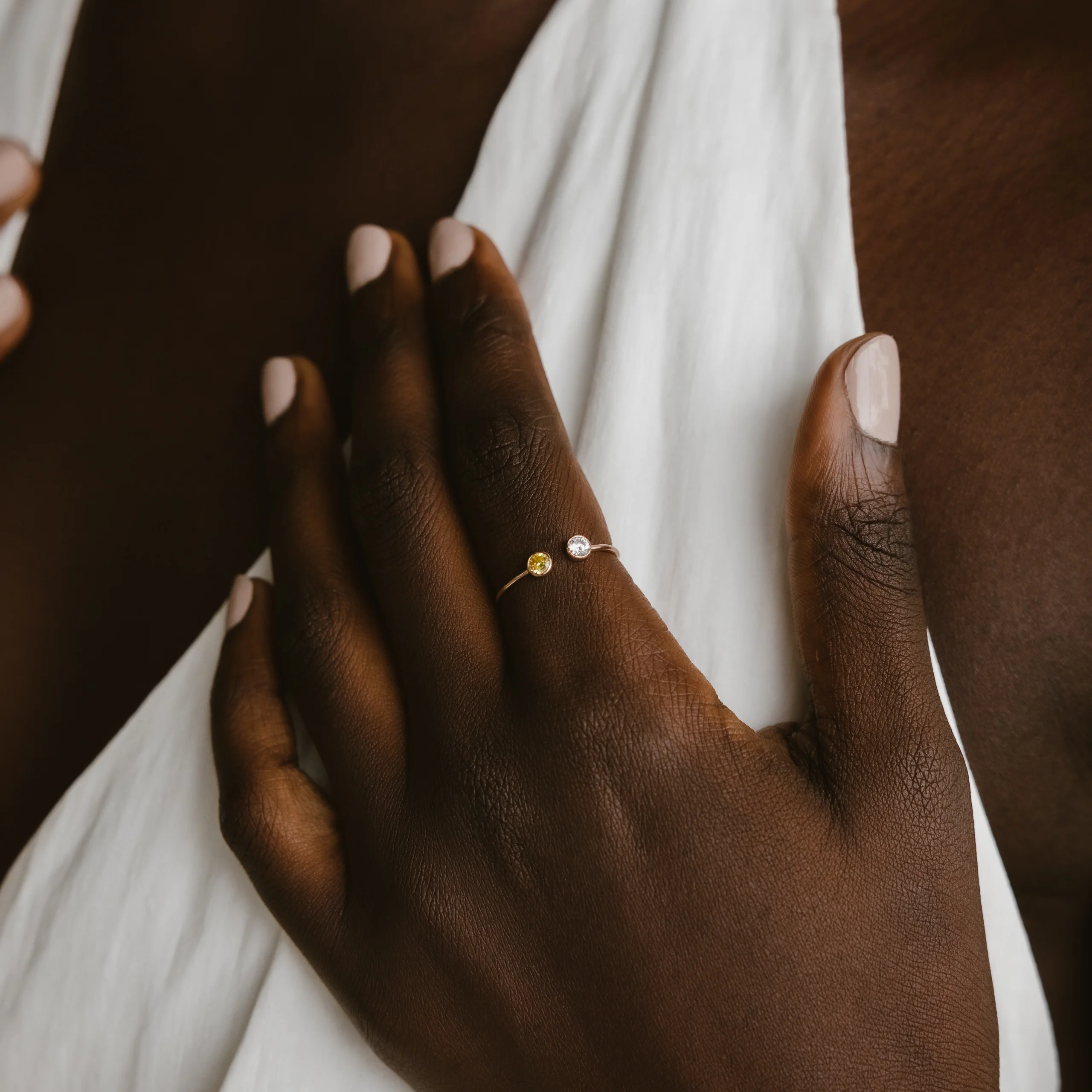 Dual Birthstone Ring - Image 8