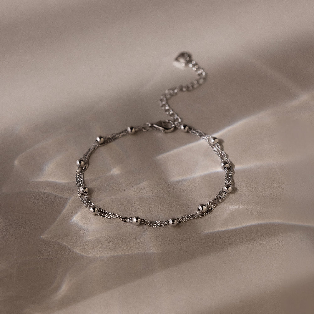 Duo Bead Chain Bracelet - Image 5