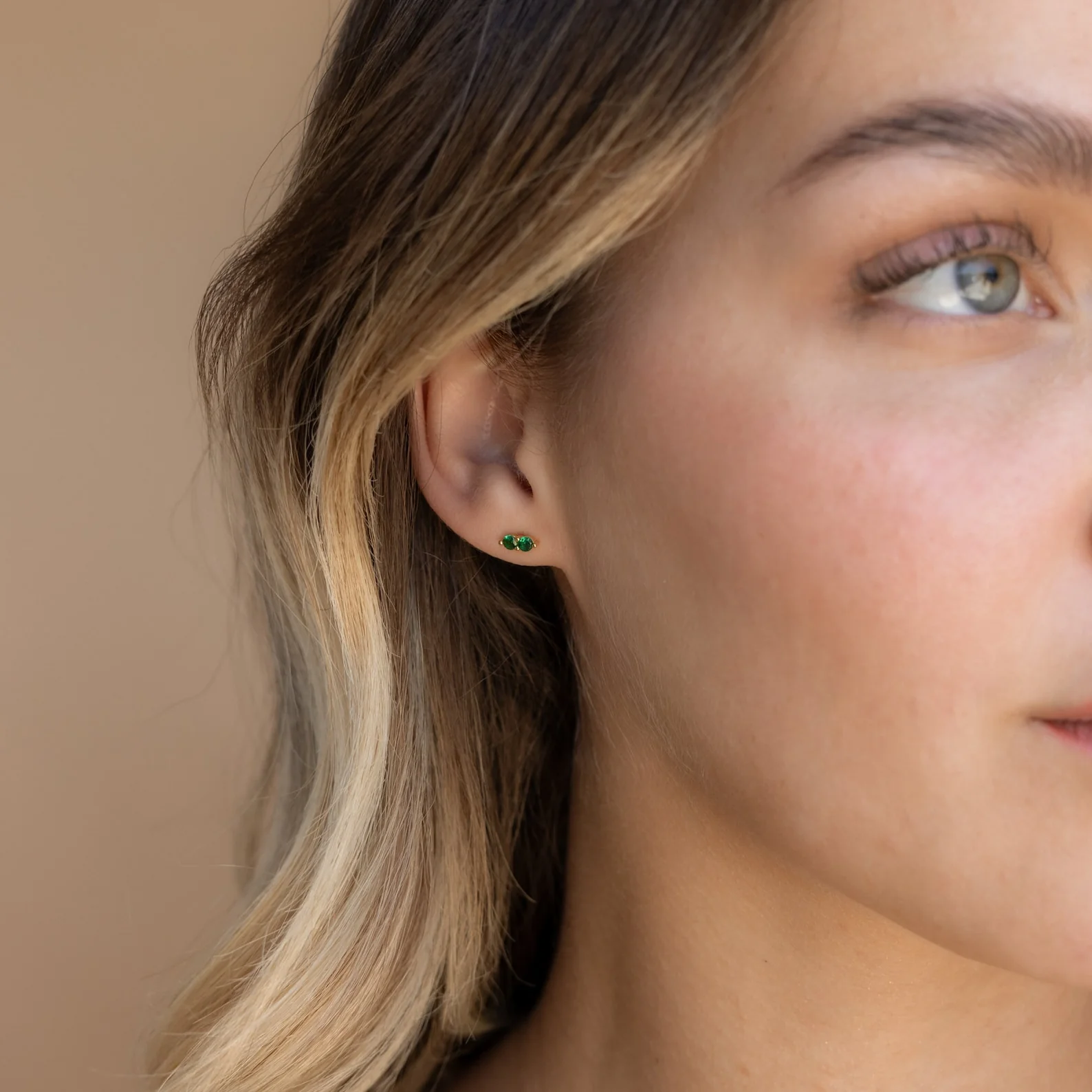 Duo Birthstone Studs - Image 4