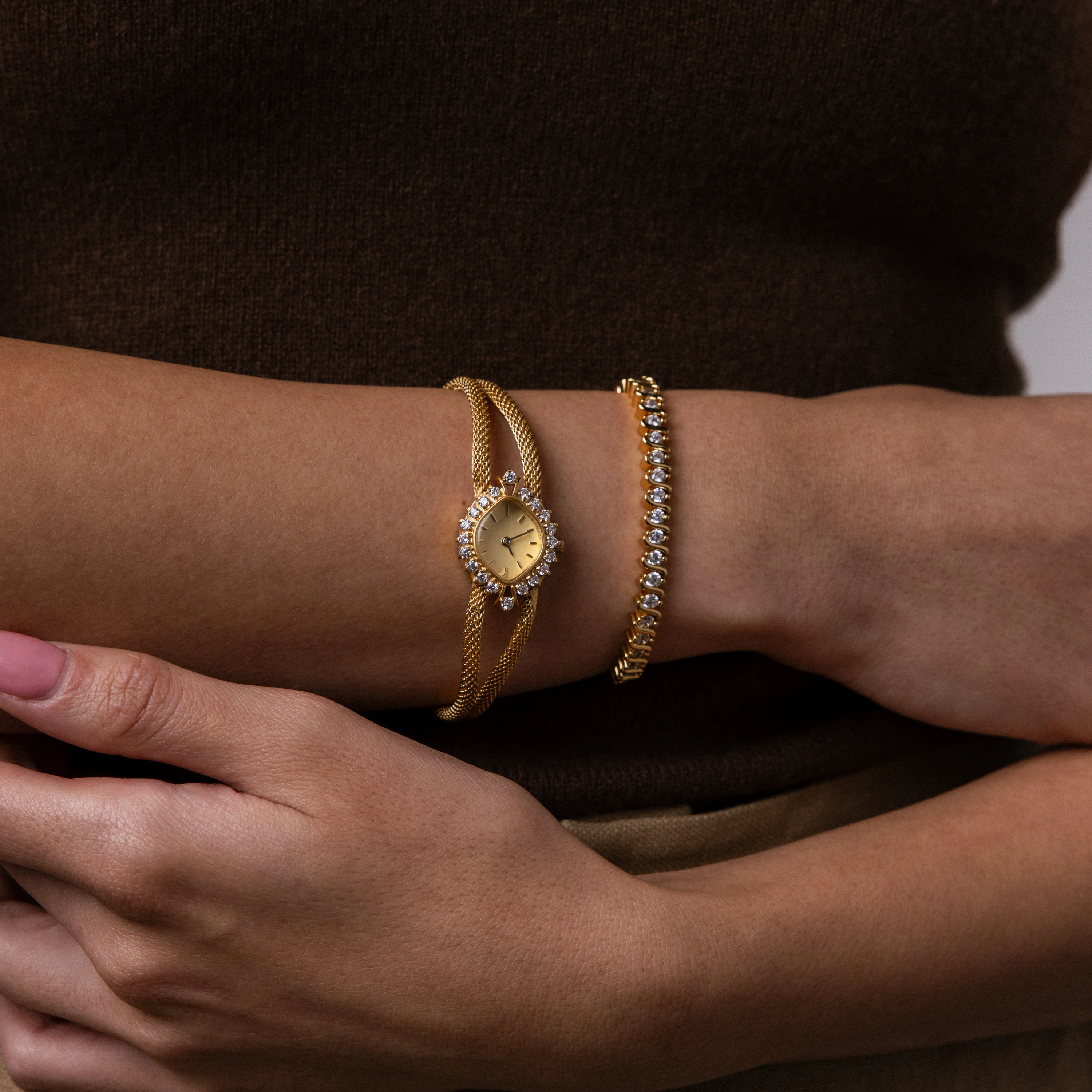 Duo Chain Diamond Timepiece - Image 6