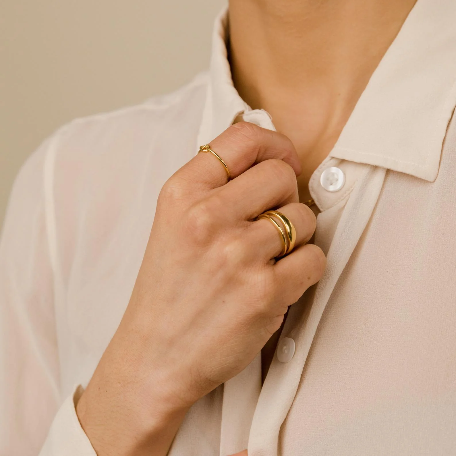 Duo Form Ring Set - Image 2