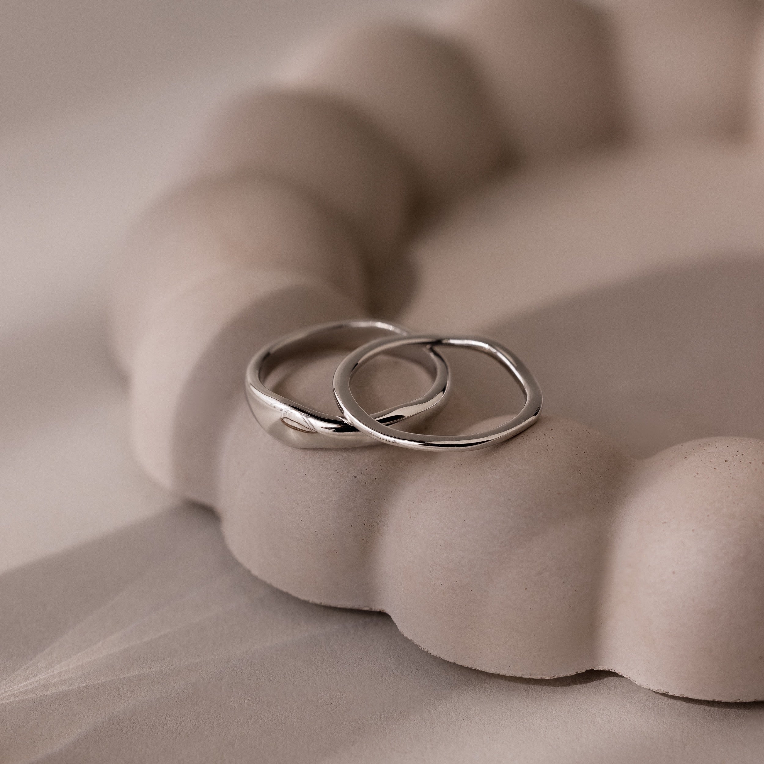 Duo Form Ring Set - Image 3