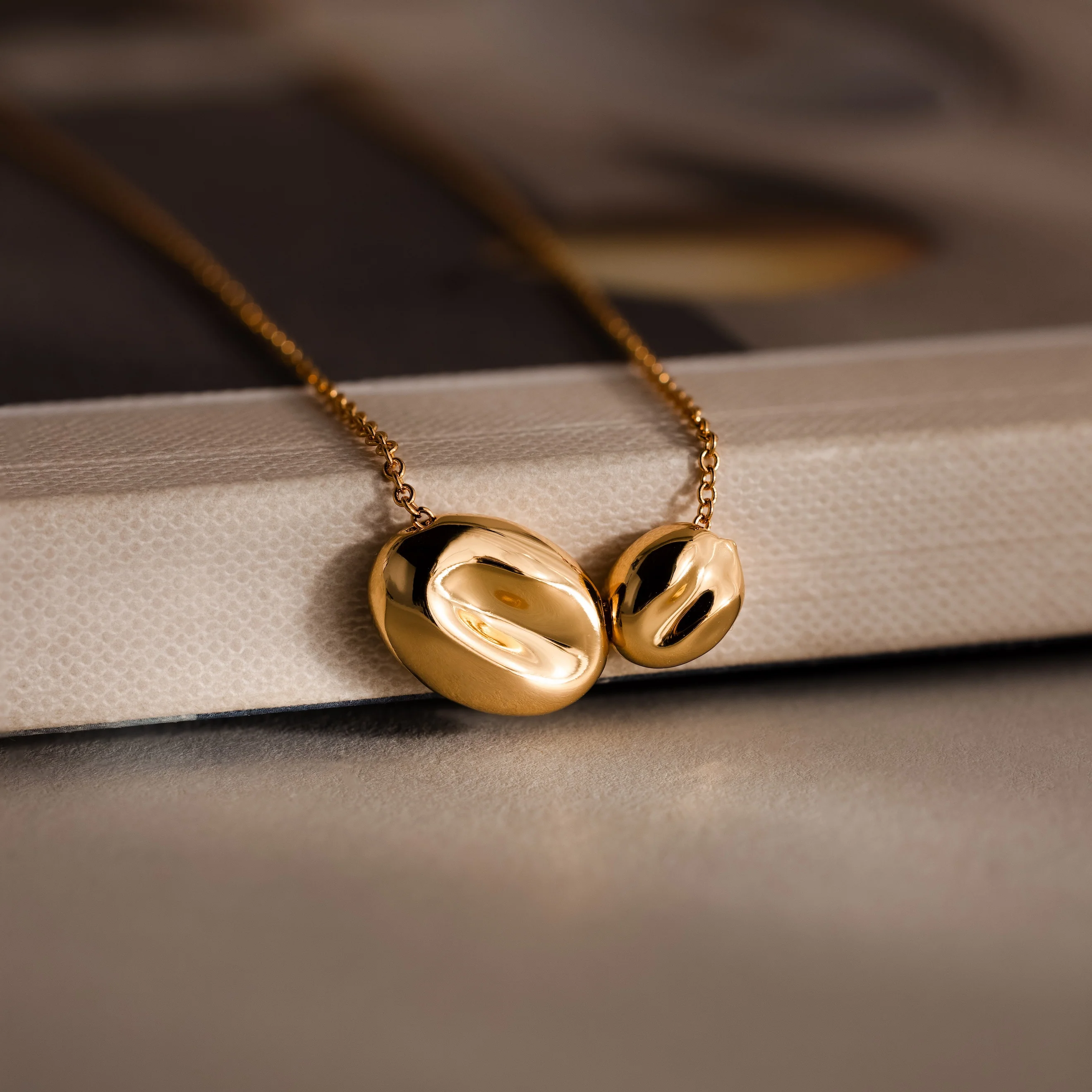 Duo Pebble Necklace - Image 8