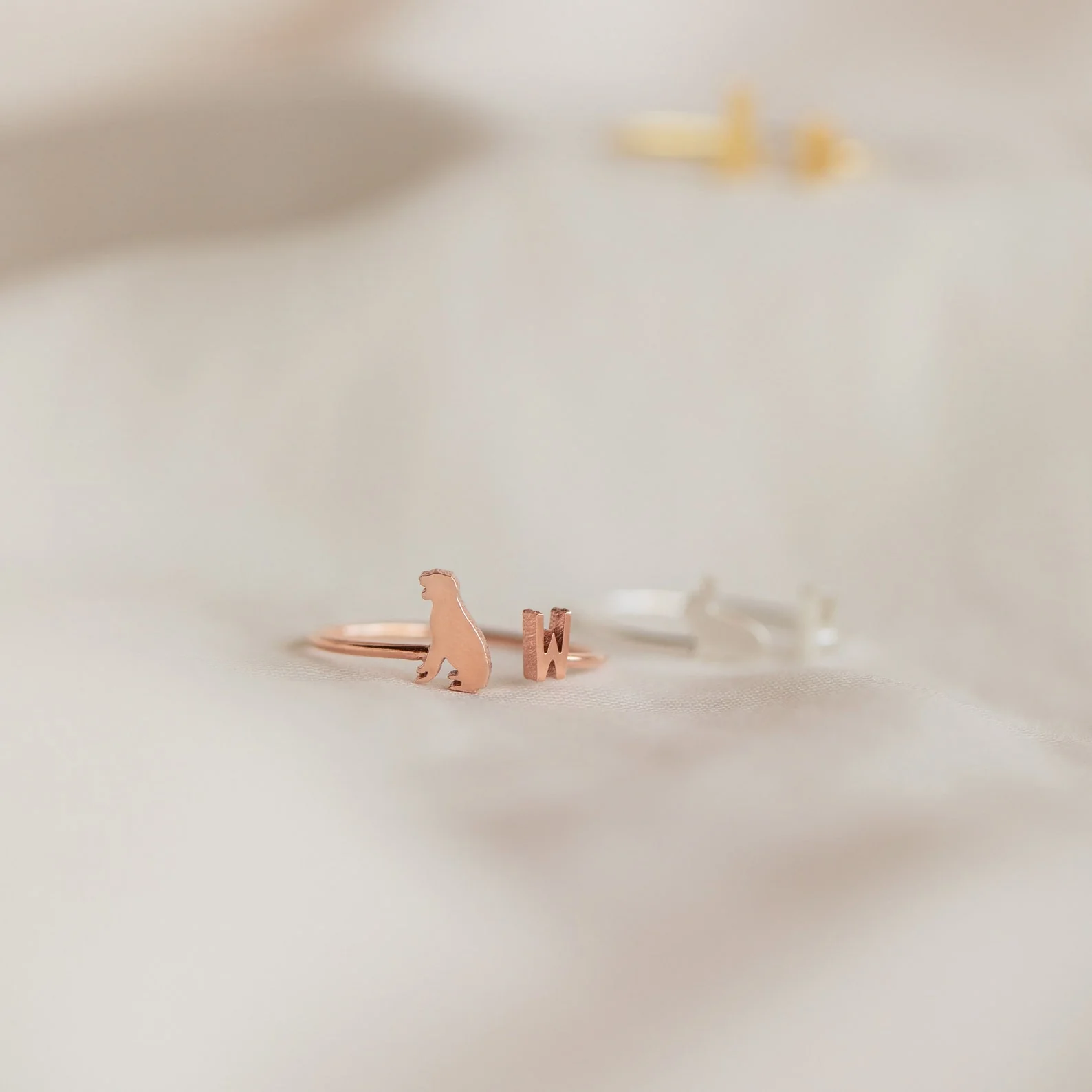 Duo Pet Initial Ring - Image 4