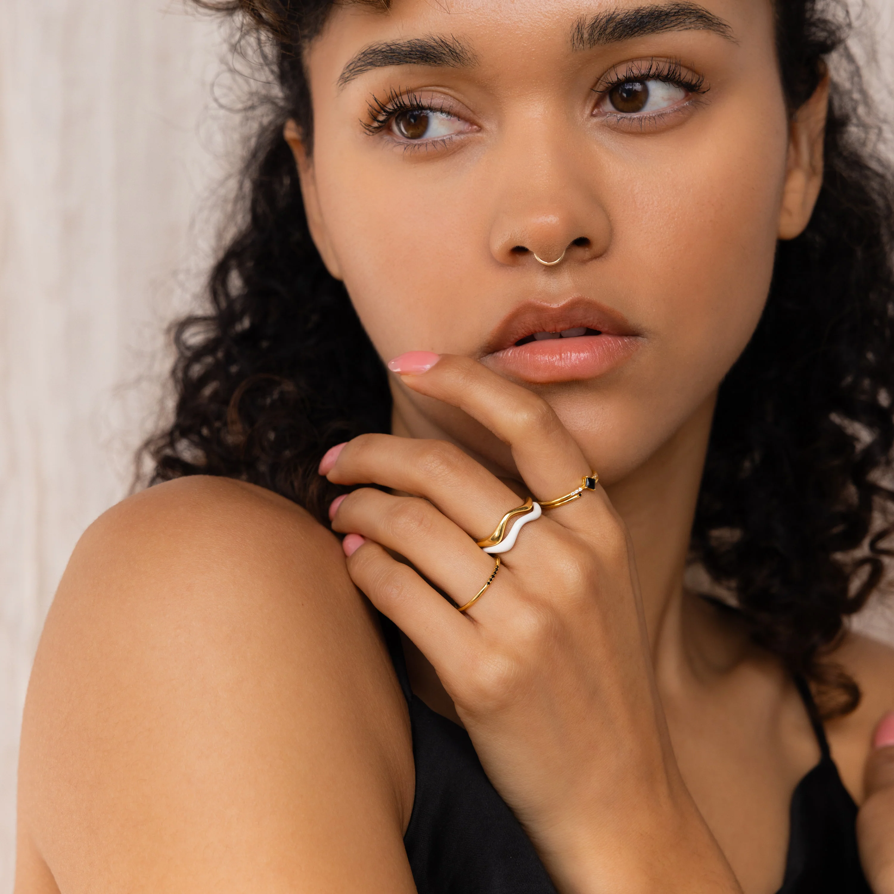 Duo Wave Ring Set - Image 6