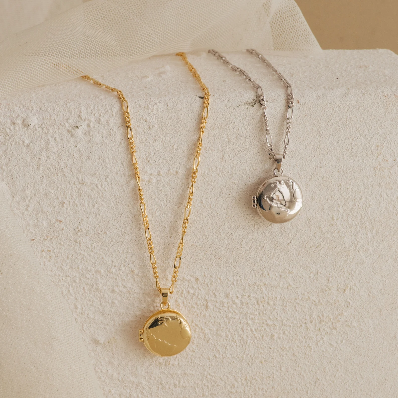 Earth Locket Necklace - Image 3
