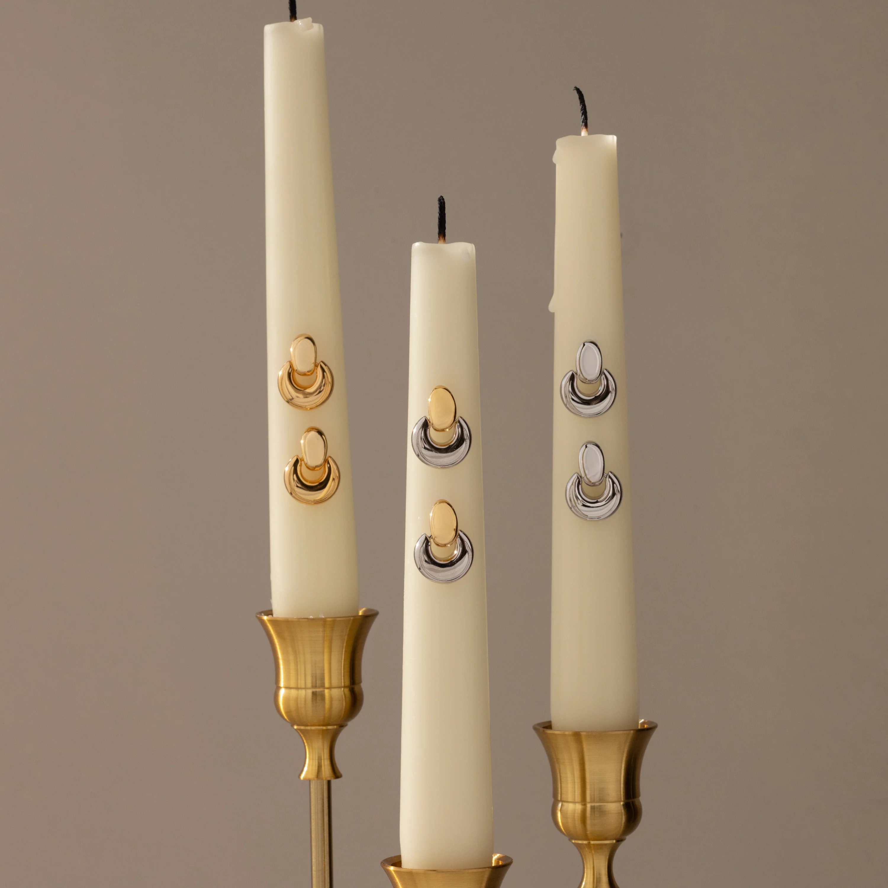 Eclipse Dome Studs in Mixed Metal - Image 7