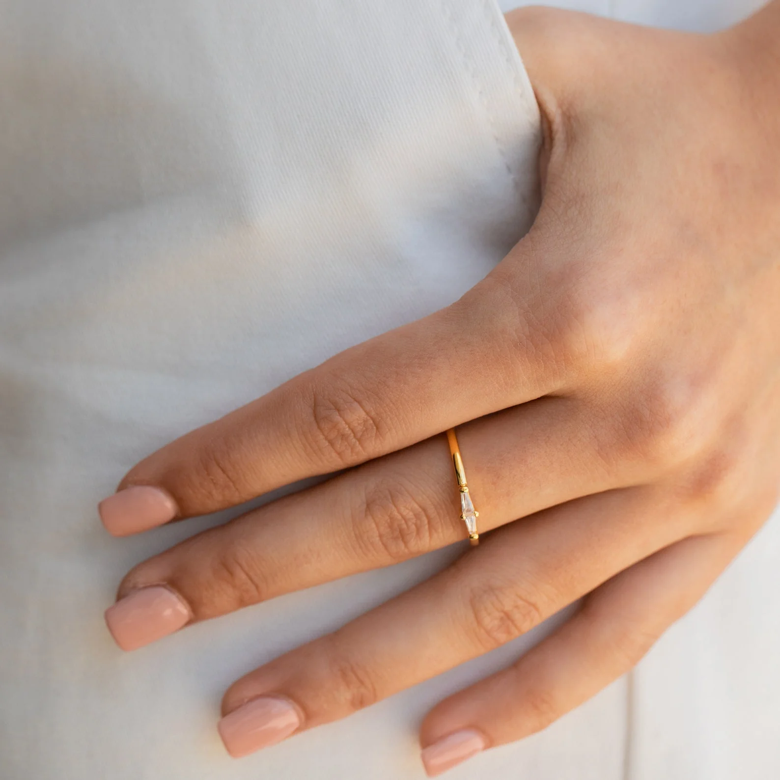 Eleanor Baguette Diamond Ring - Image 7