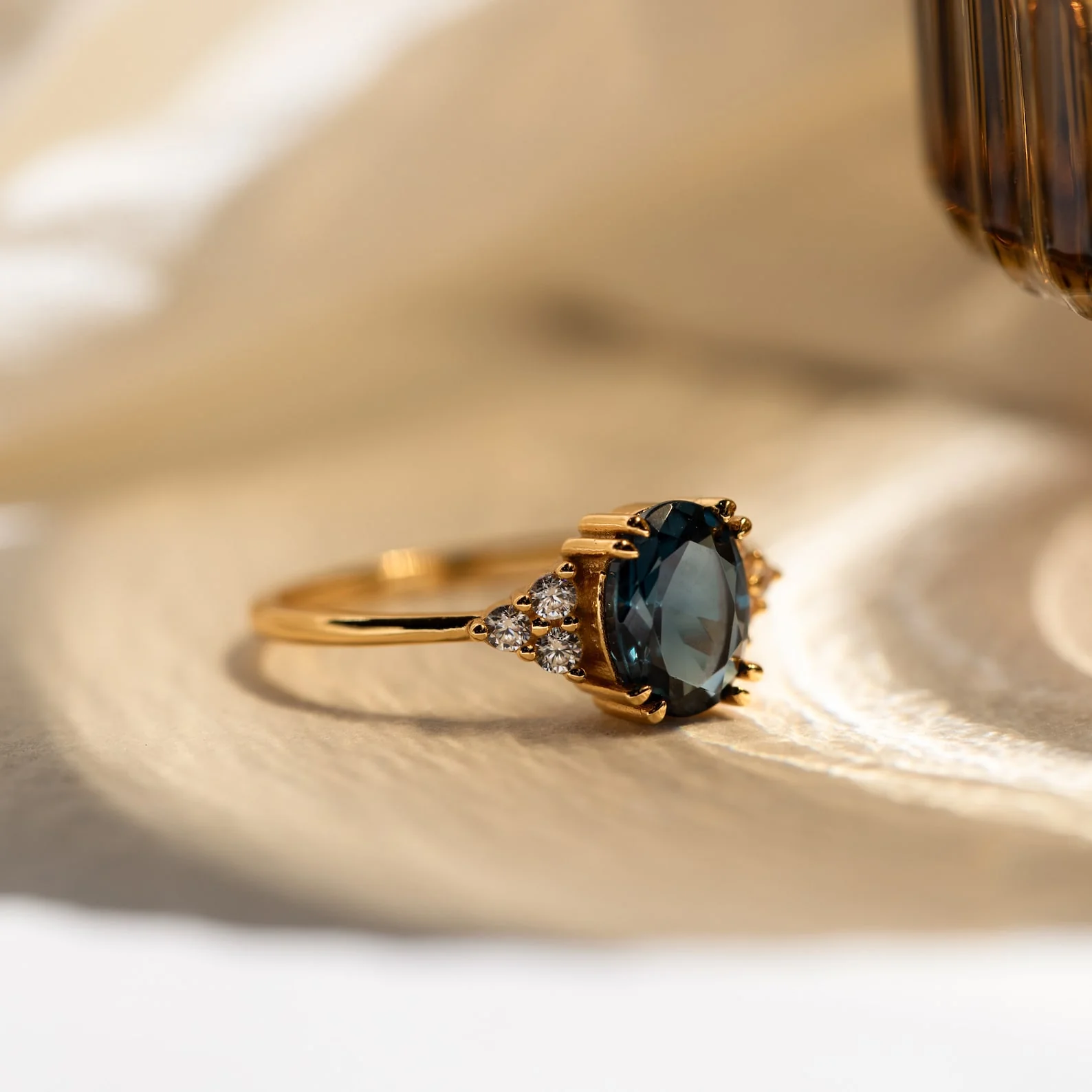 Elizabeth Blue Topaz Ring - Image 7