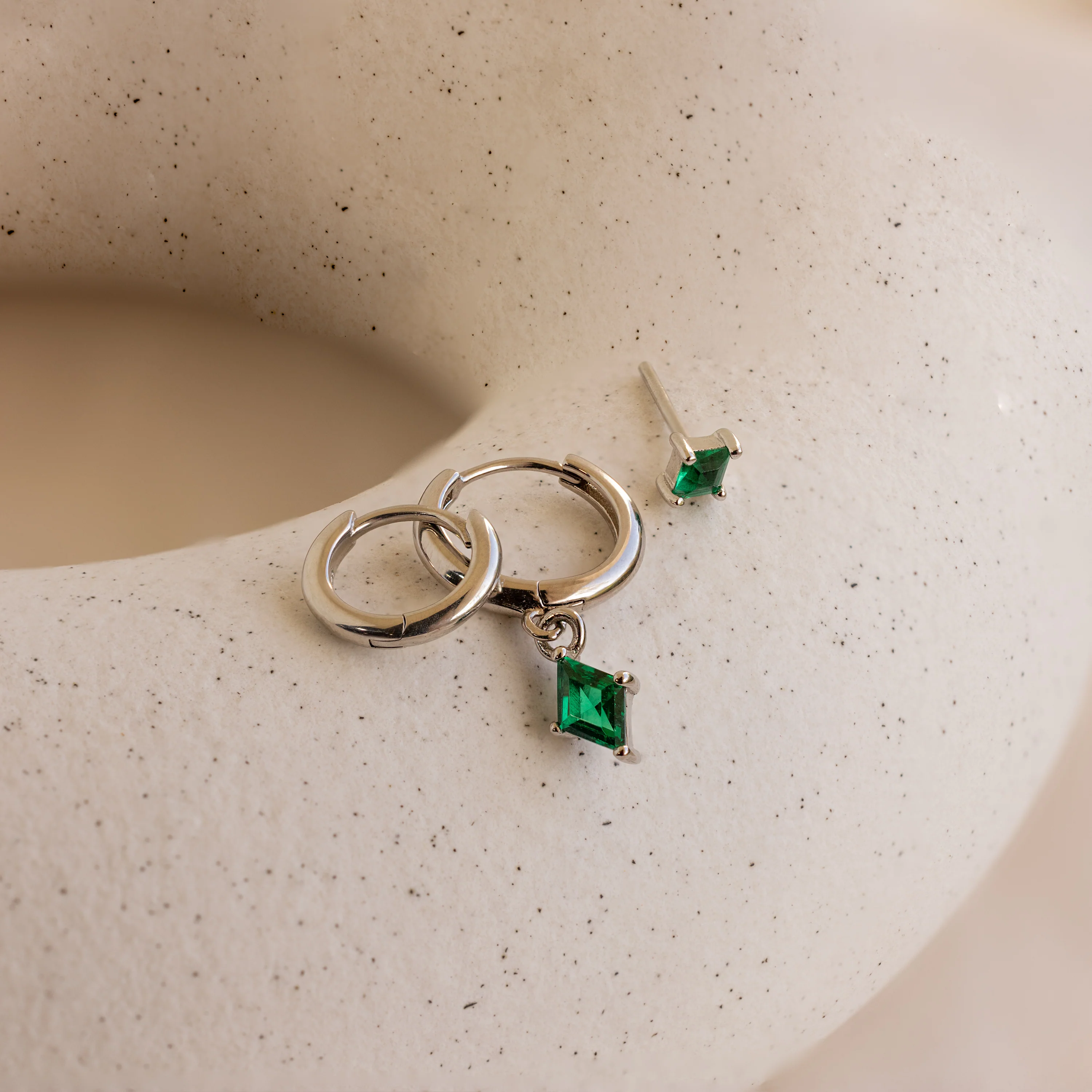 Emerald Earrings Set - Image 7