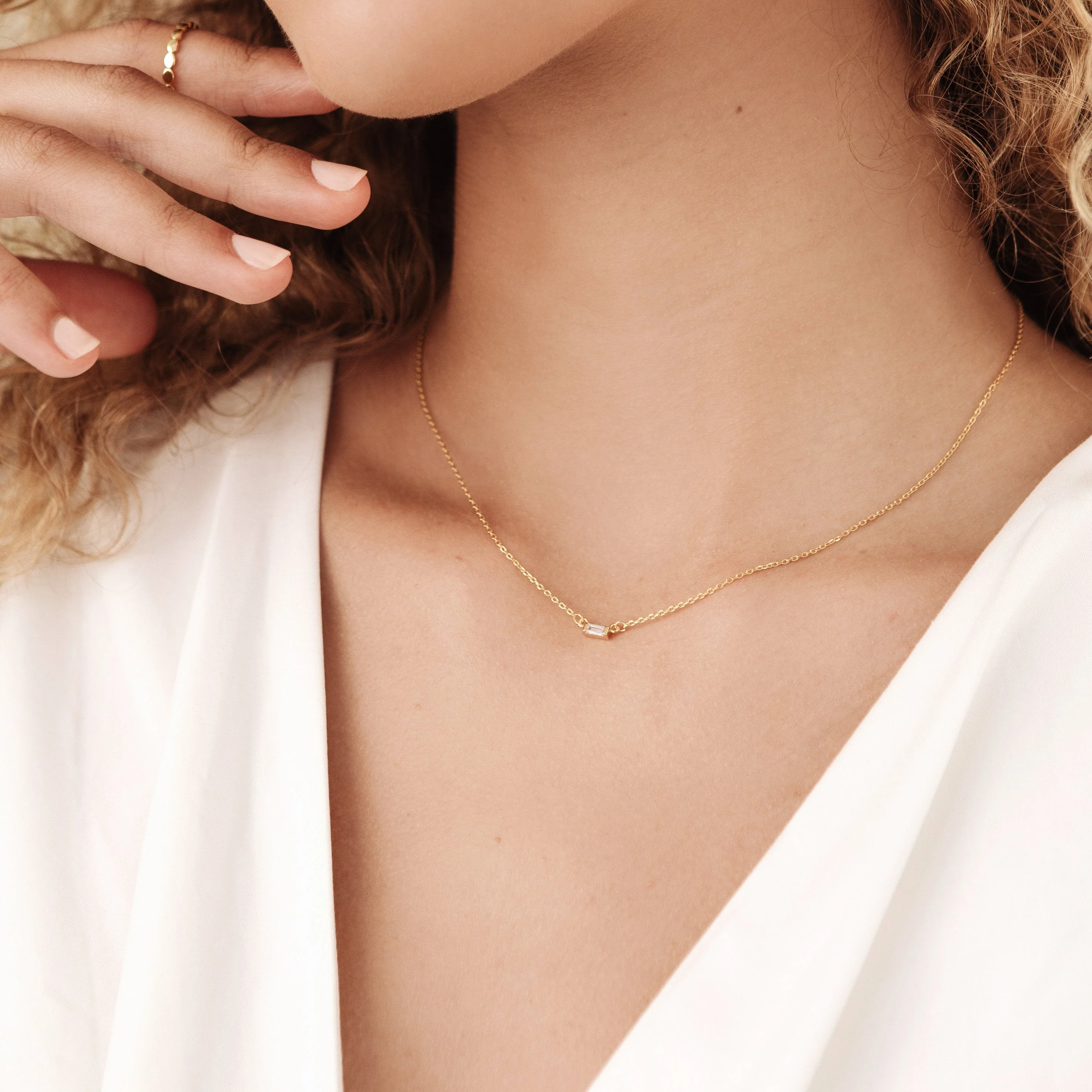 Emery Necklace in 18K Gold - Image 4