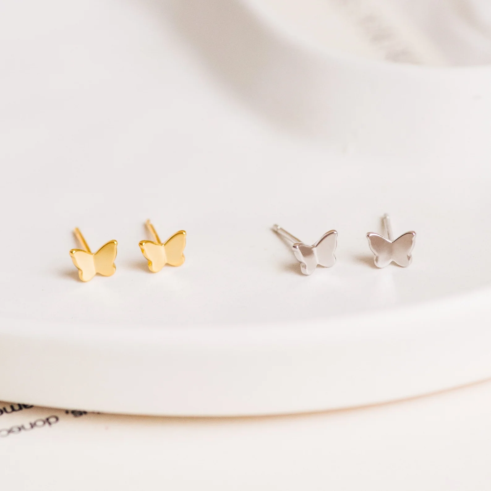 Emilia Butterfly Studs - Image 3