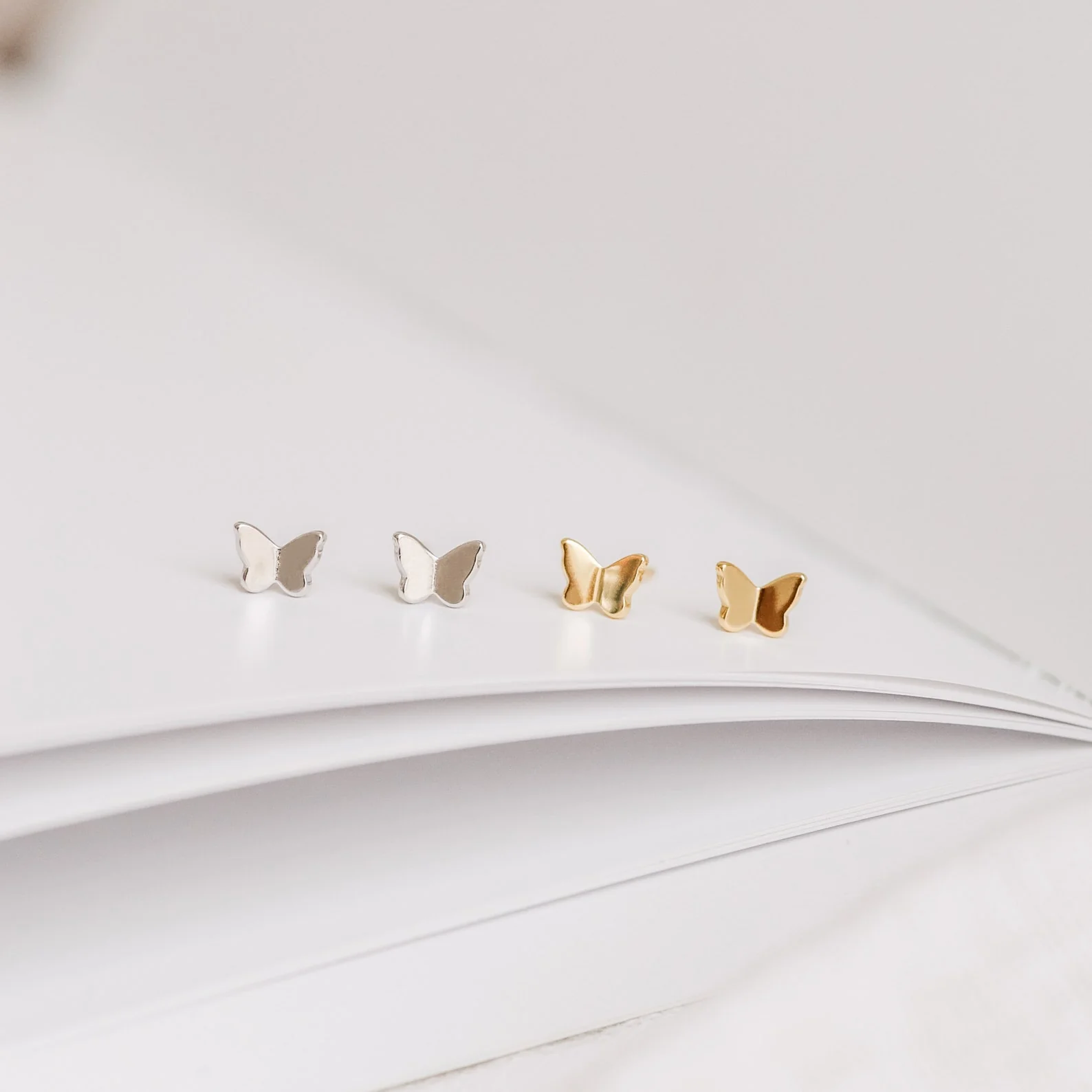 Emilia Butterfly Studs - Image 5