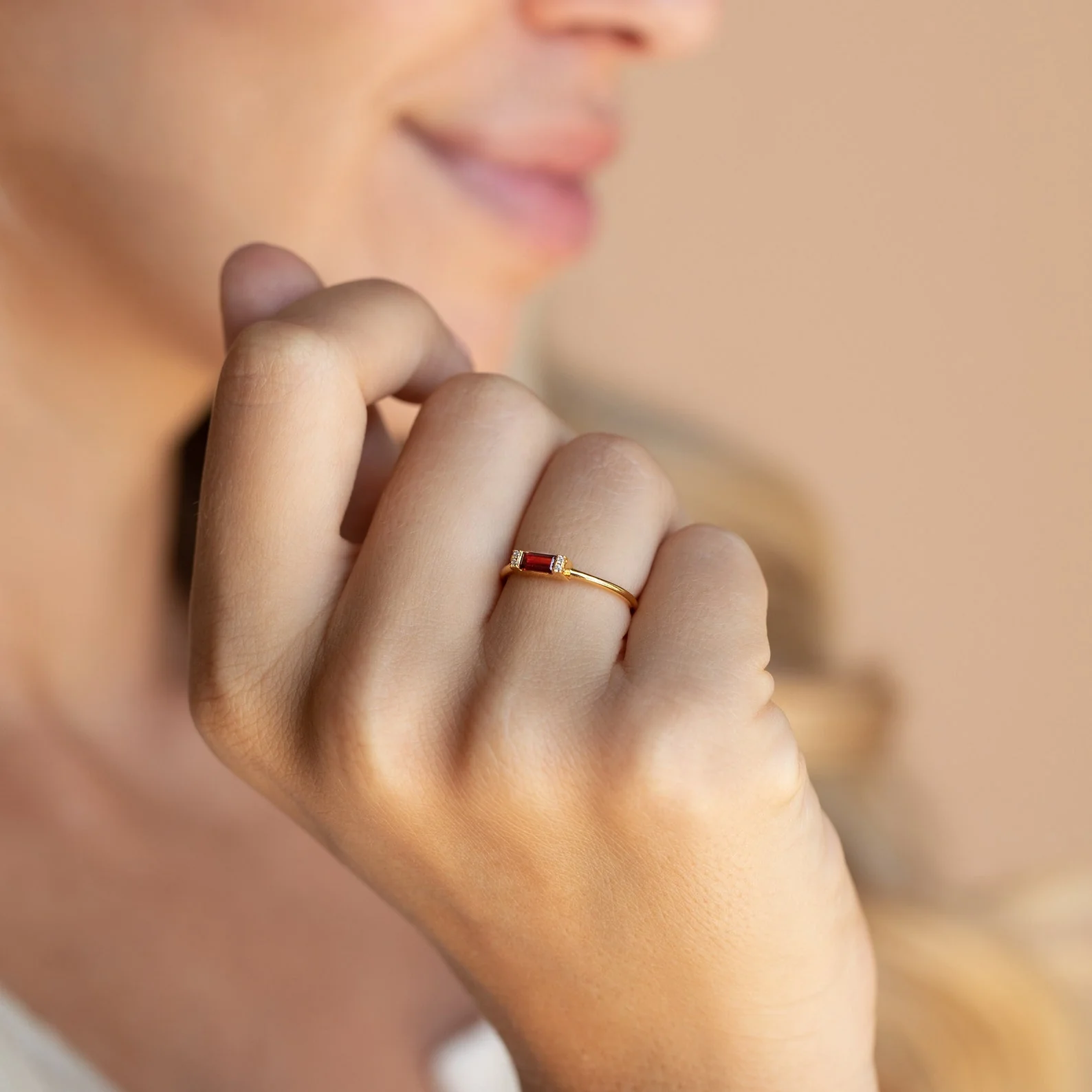 Empire Garnet Ring - Image 4