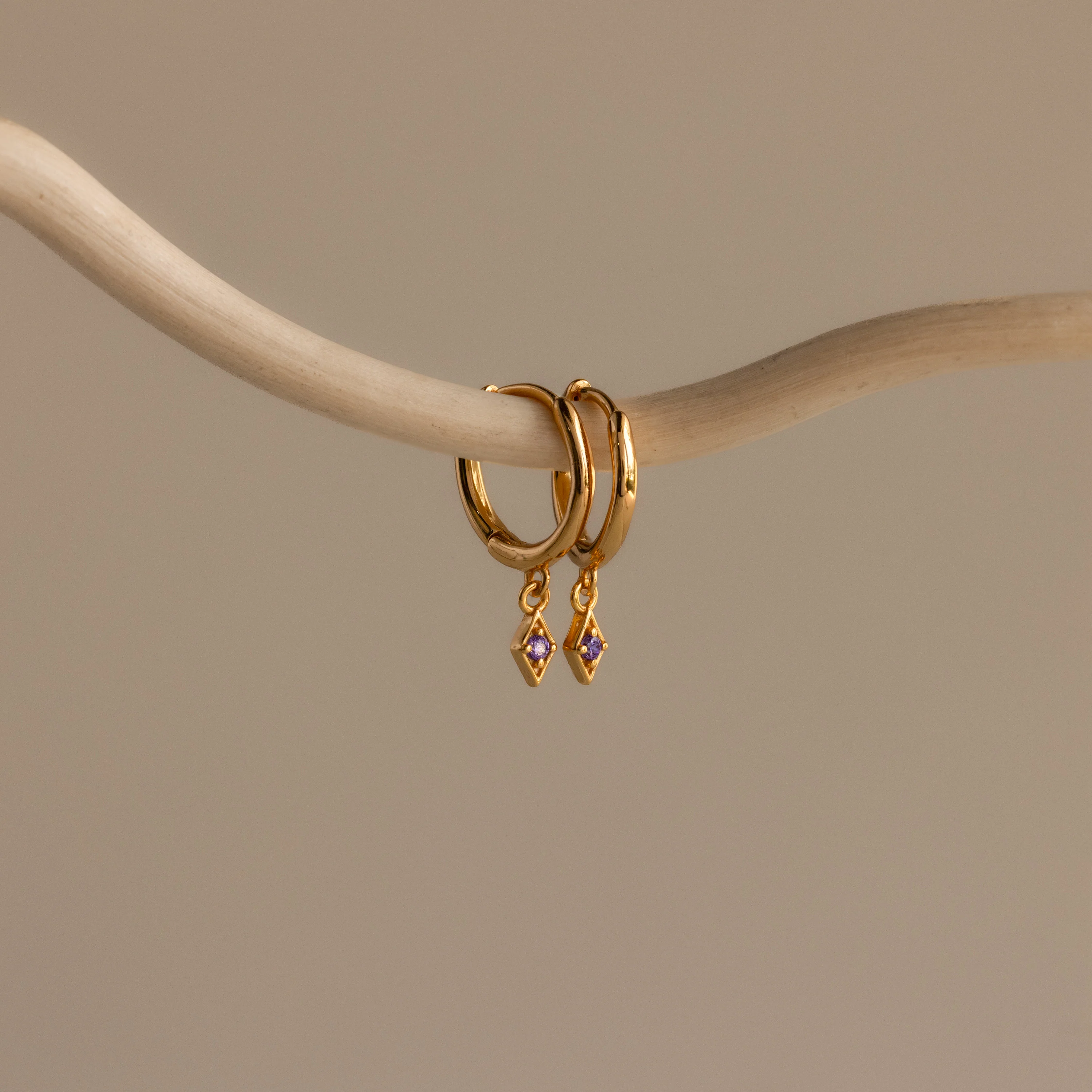 Ericka Birthstone Huggies - Image 2