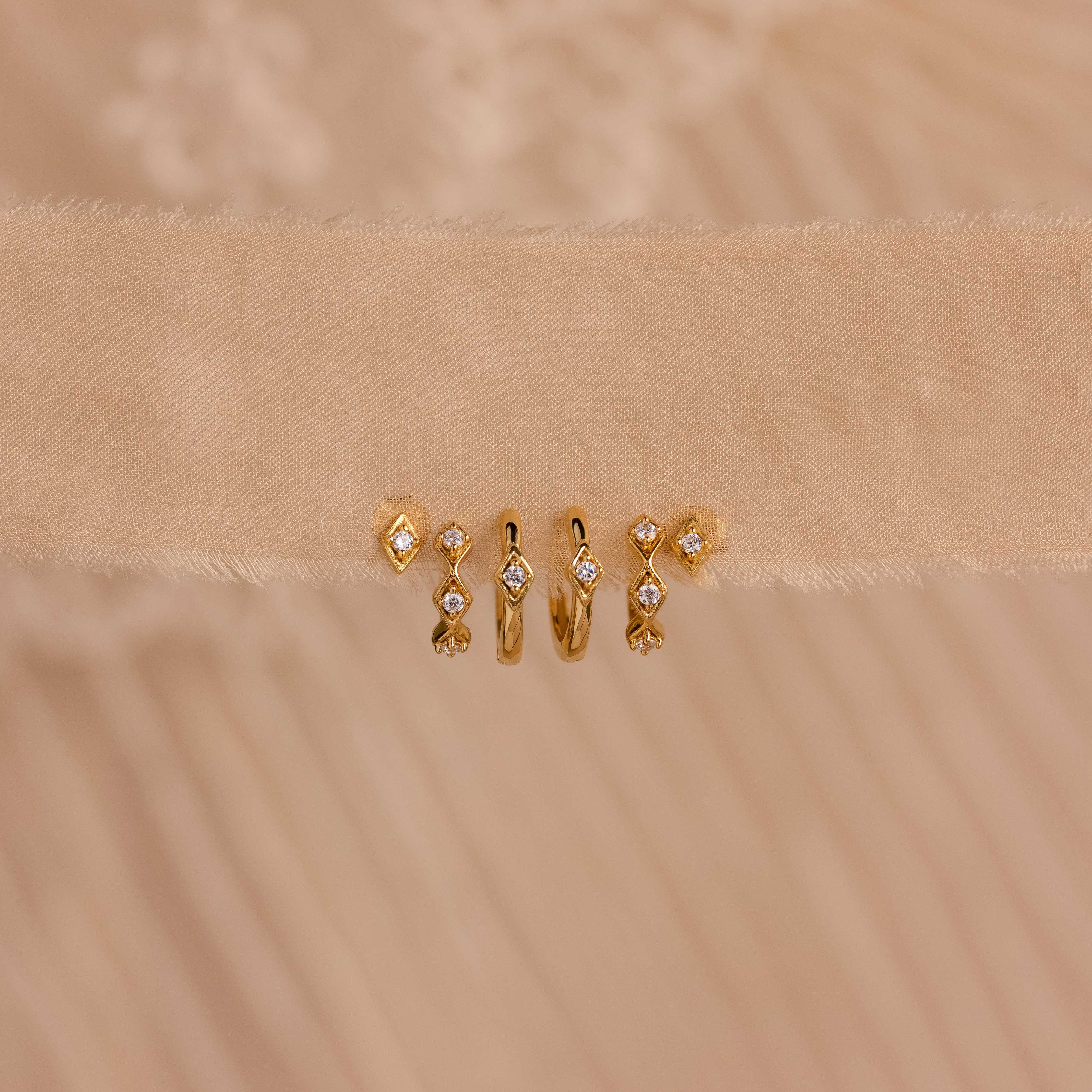 Ericka Diamond Studs - Image 3