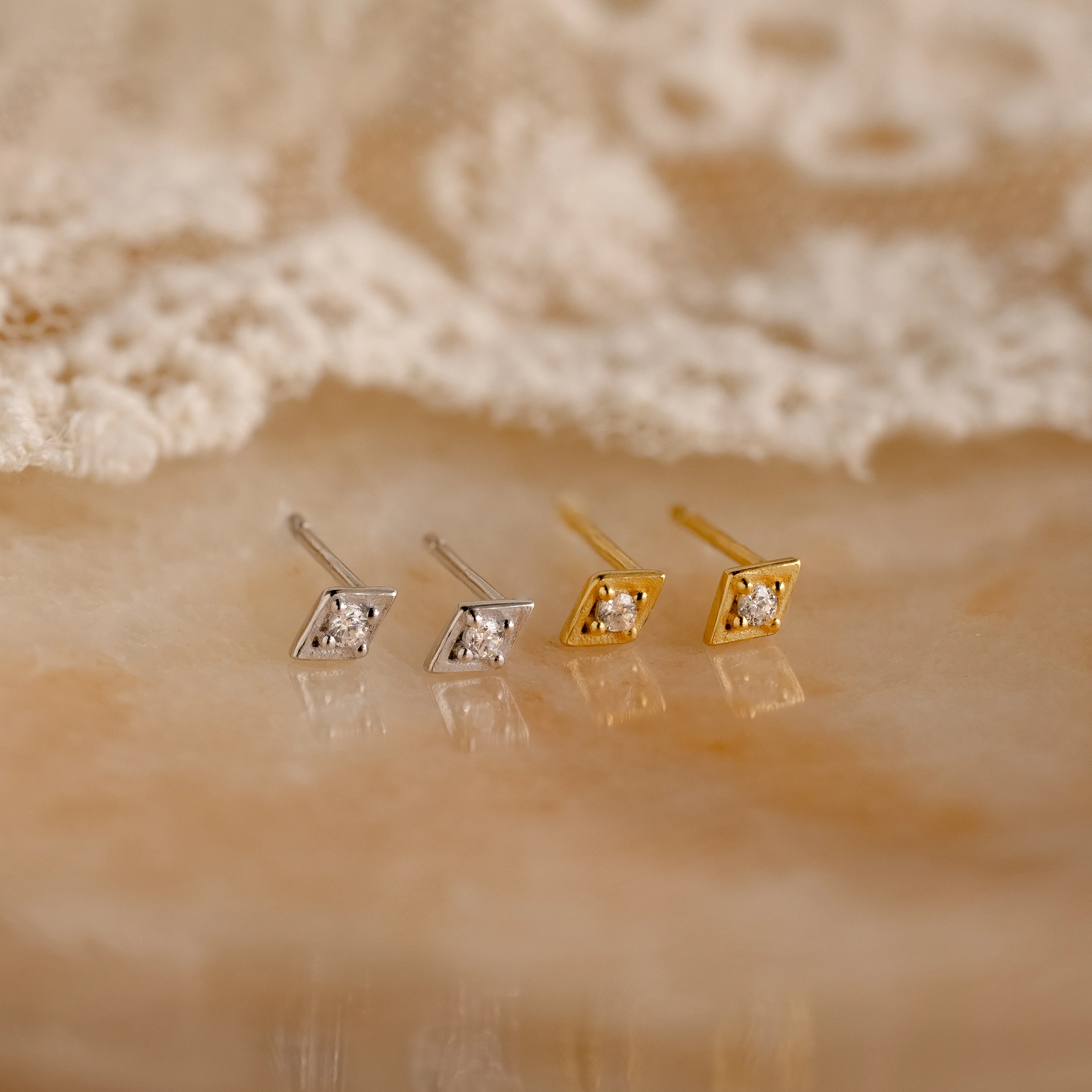 Ericka Diamond Studs - Image 5