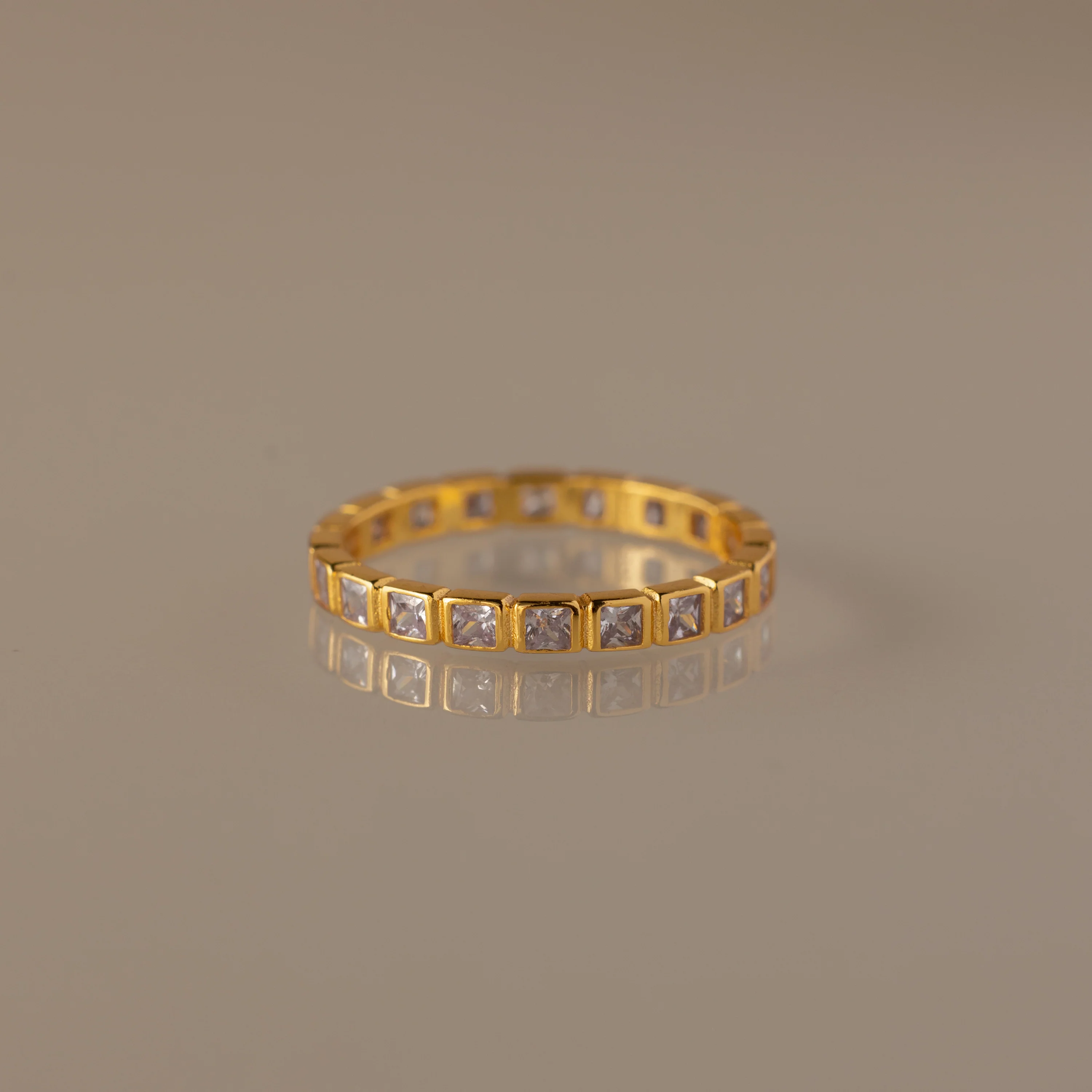 Eternity Bezel Alexandrite Ring