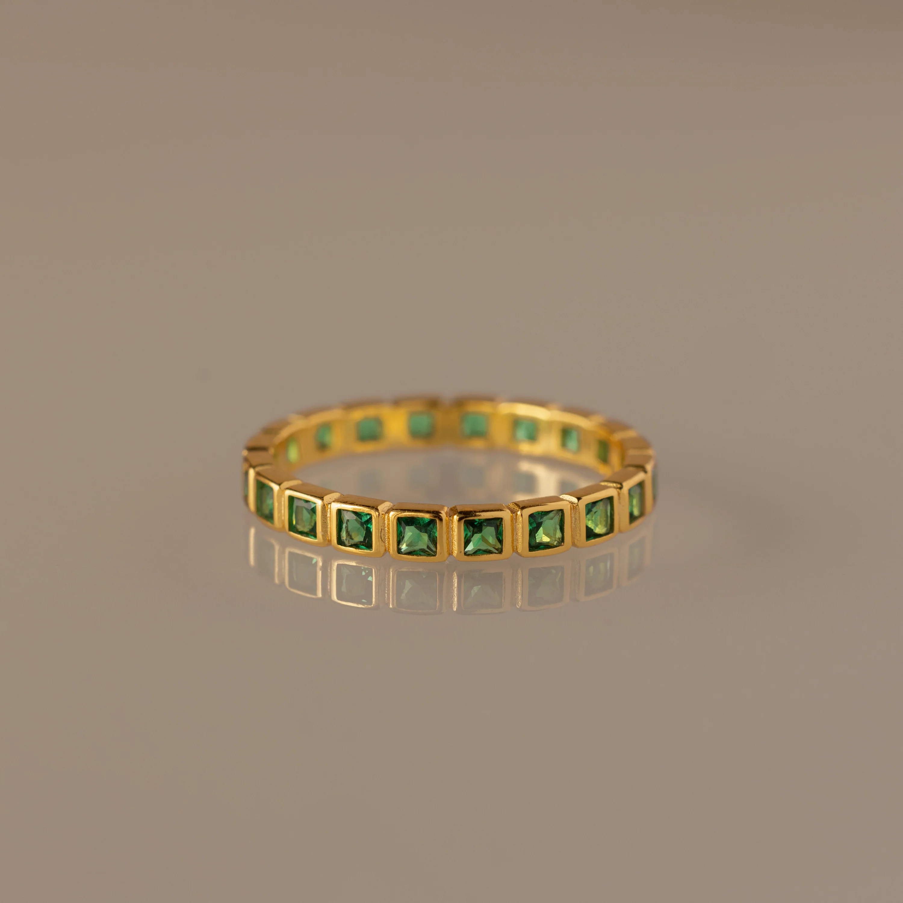 Eternity Bezel Birthstone Ring - Image 5
