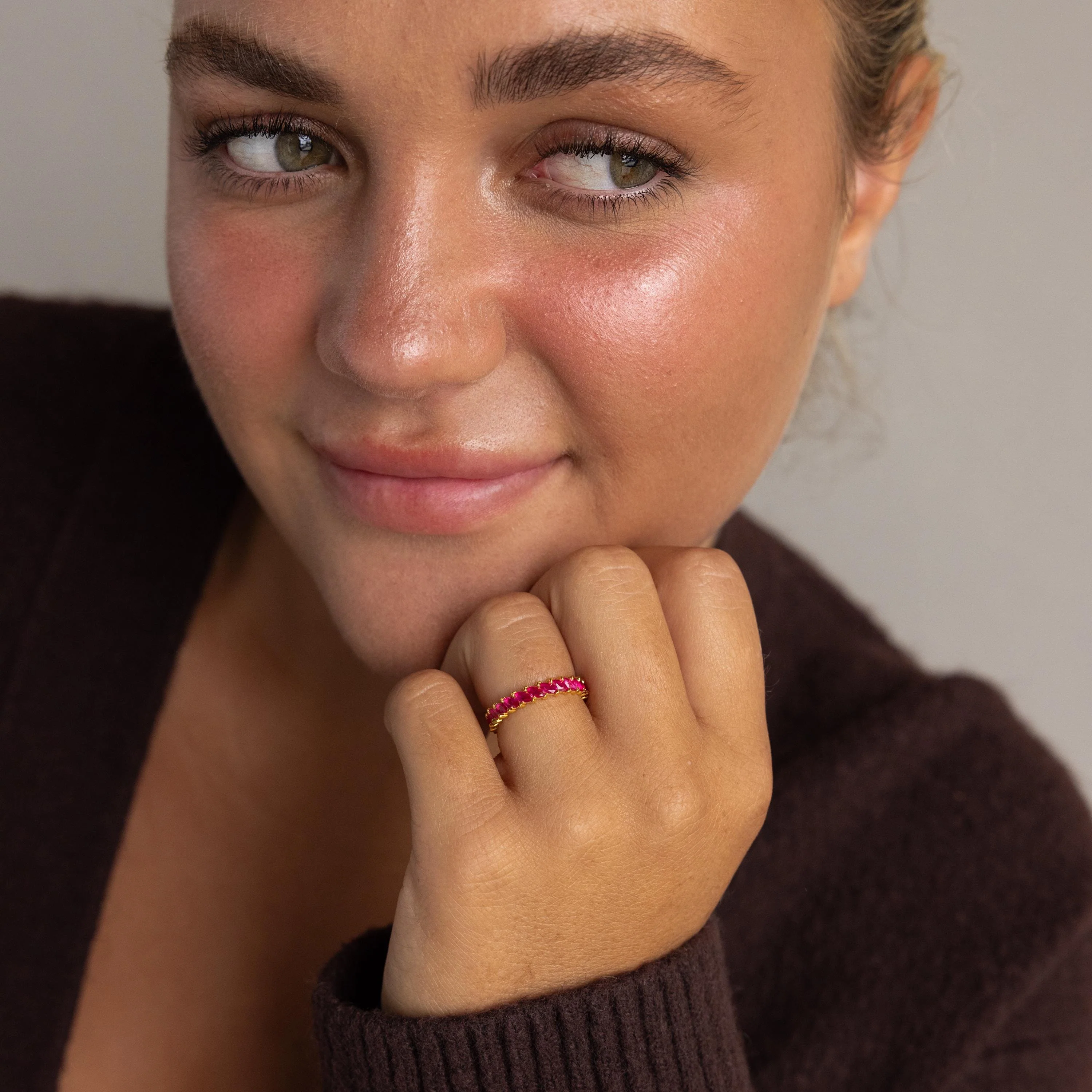 Eternity Marquise Birthstone Ring - Image 7