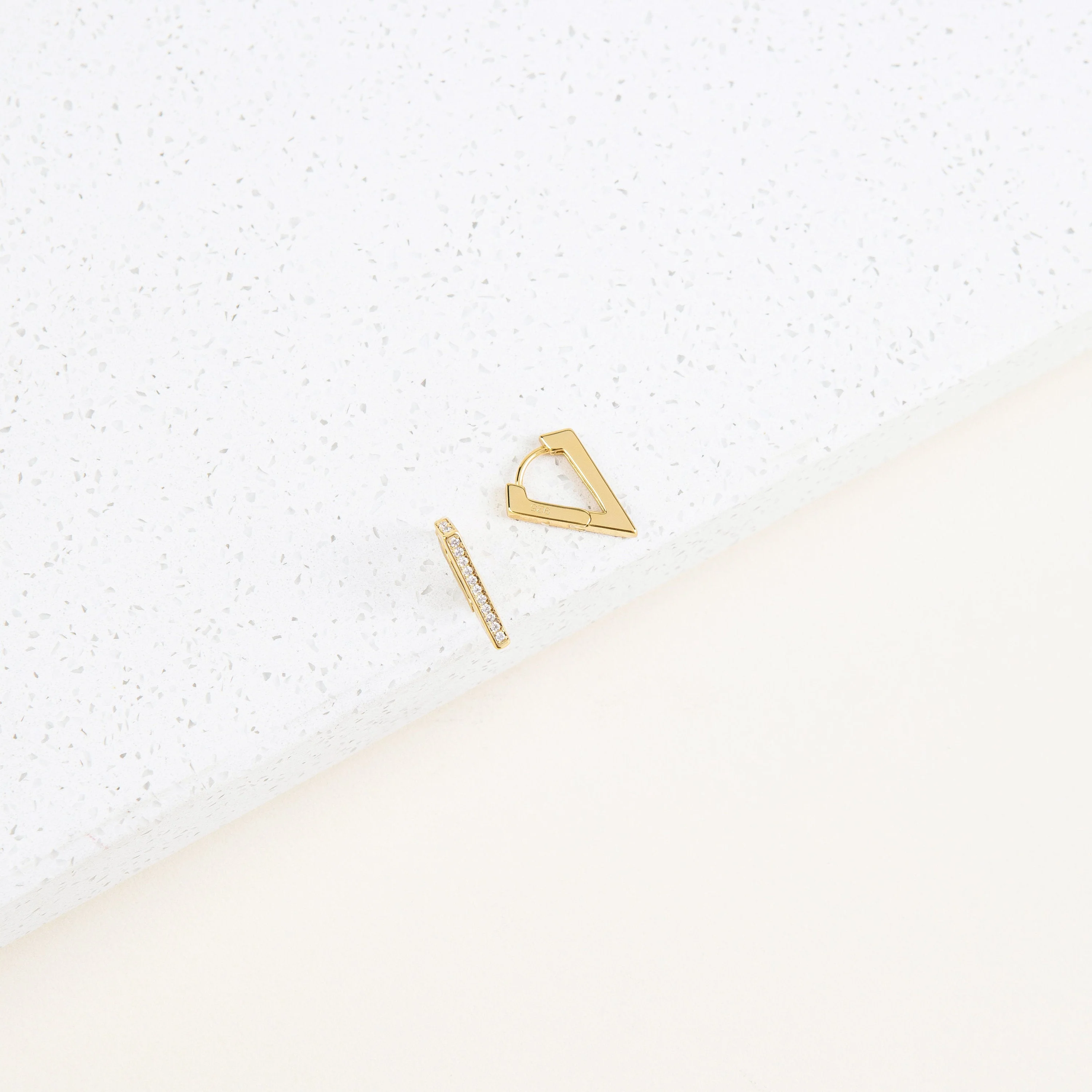 Ezra Triangle Earrings - Image 3