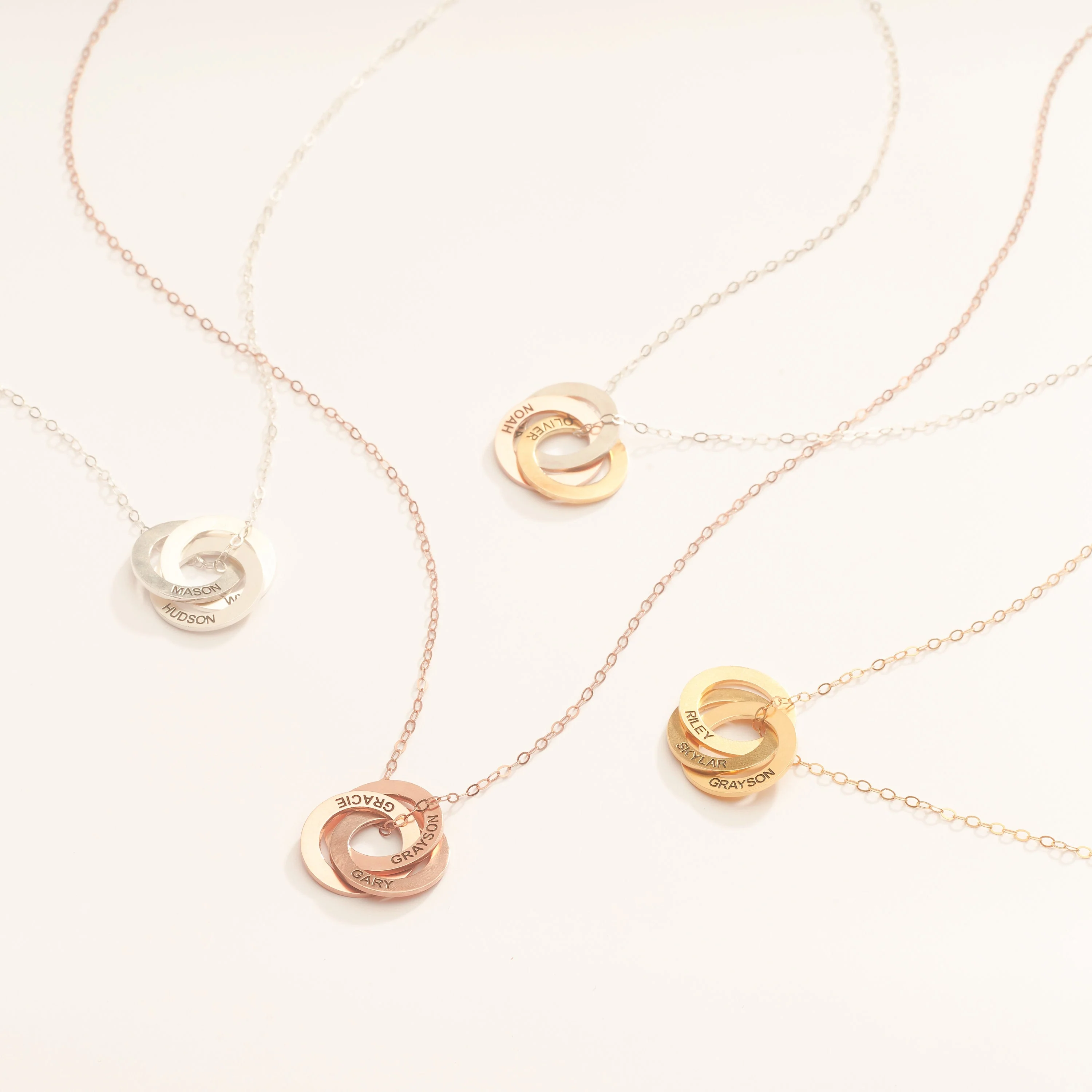 Interlocking Family Necklace - Image 3