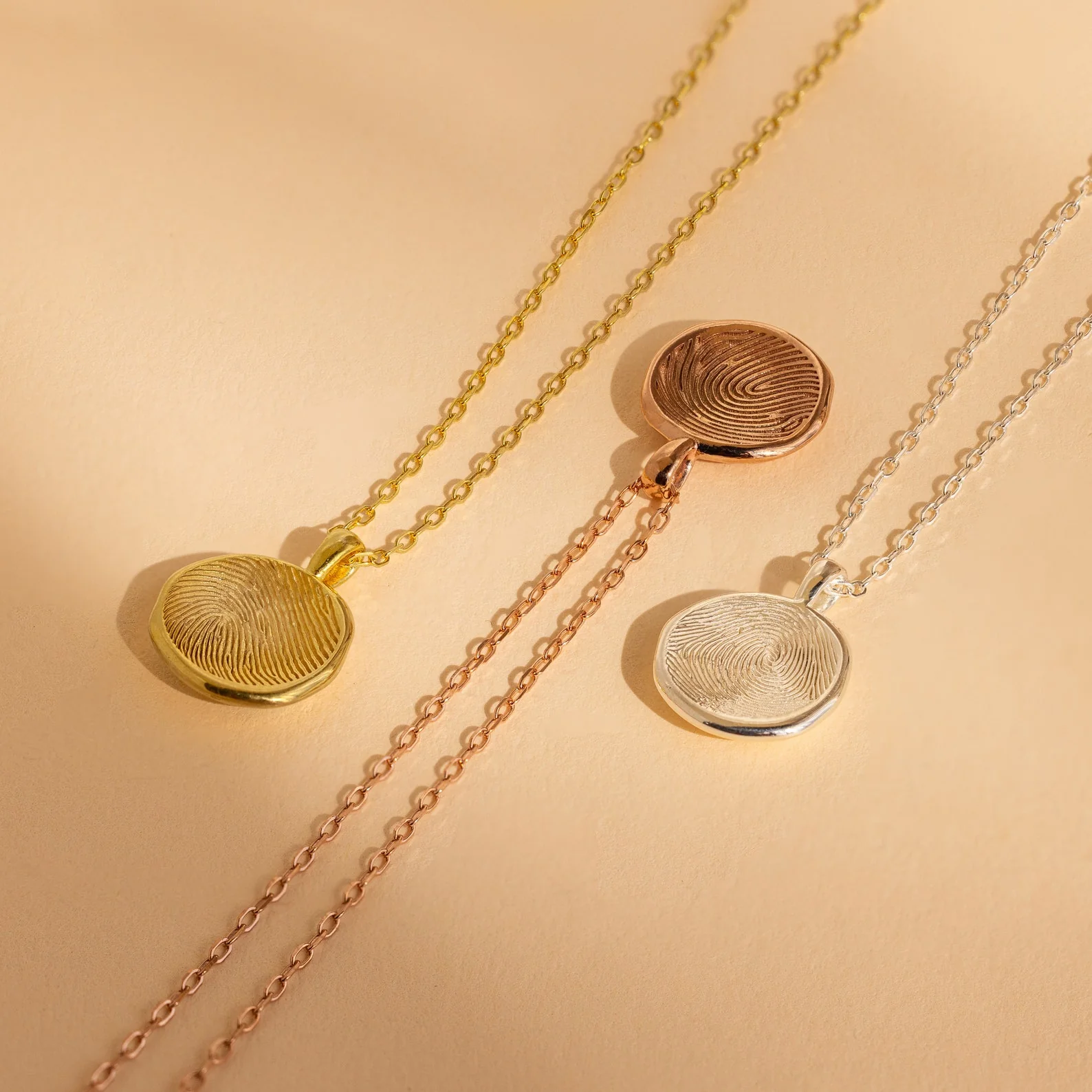 Fingerprint Coin Necklace - Image 3